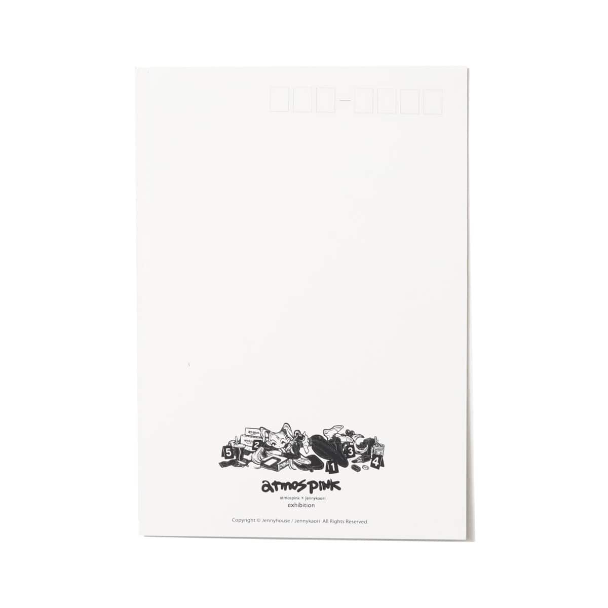 atmos pink JENNY KAORI POST CARD GREENの画像