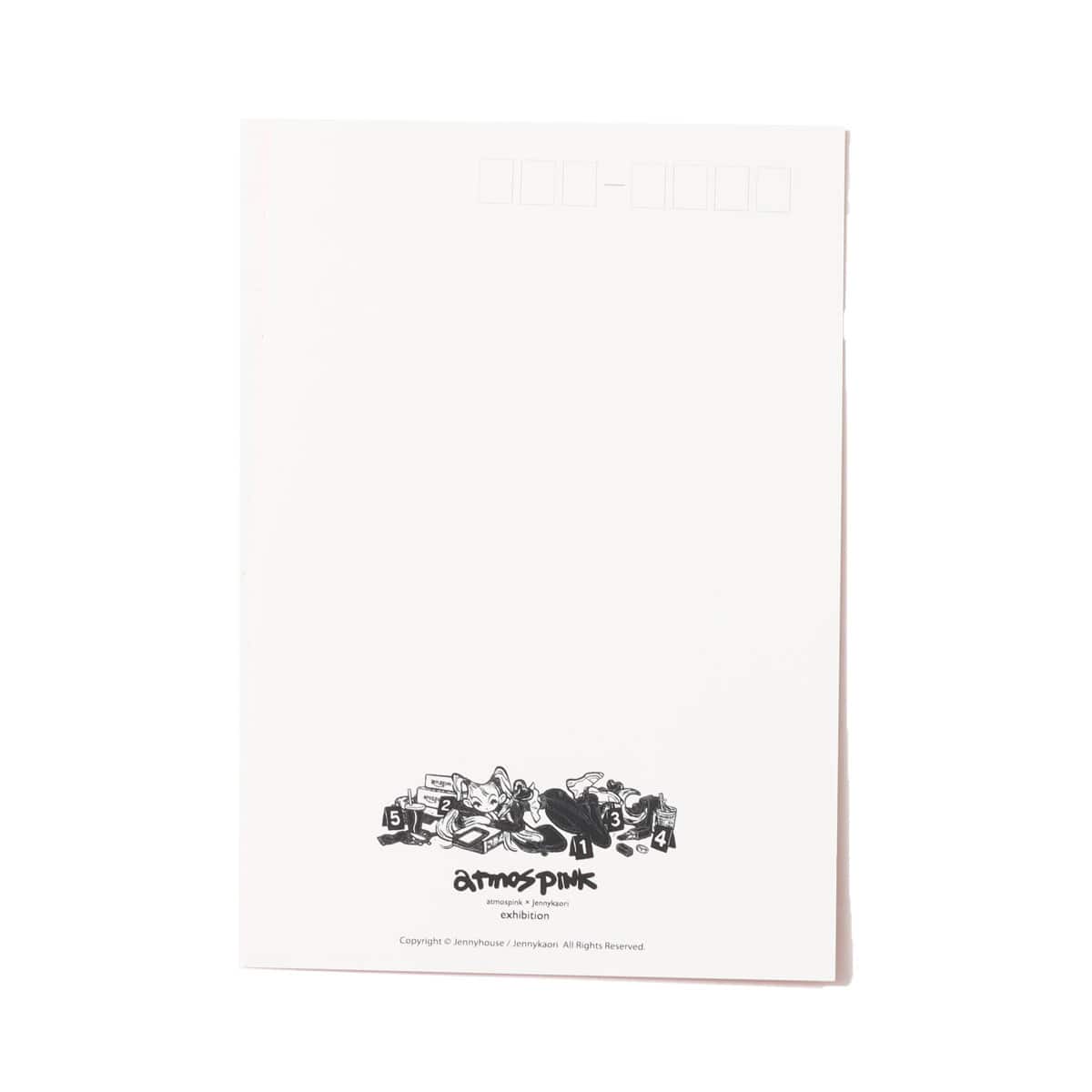 atmos pink JENNY KAORI POST CARD PINKの画像
