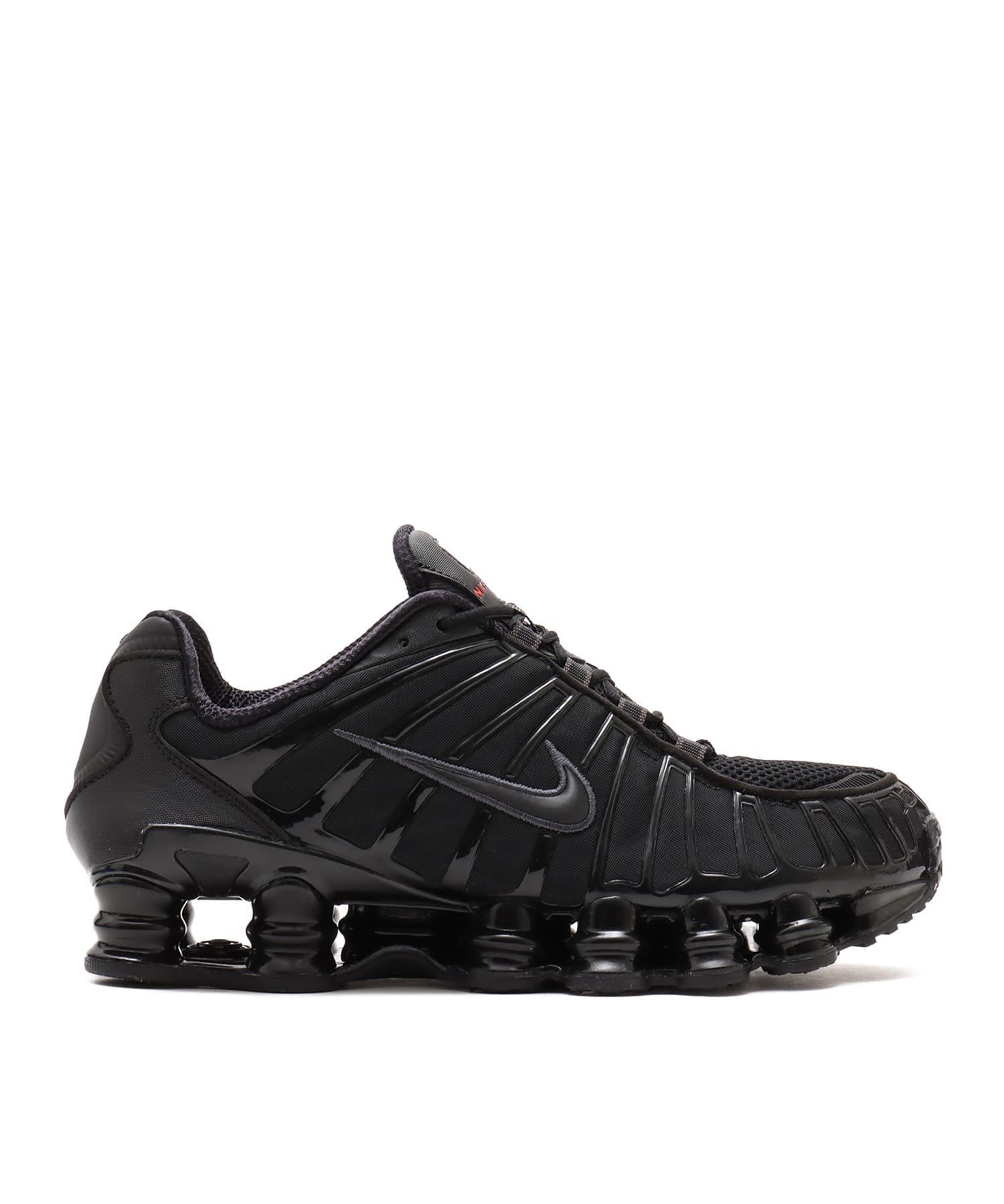 NIKE SHOX TL BLACK/BLACK-MTLC HEMATITE-MAX ORANGEの画像