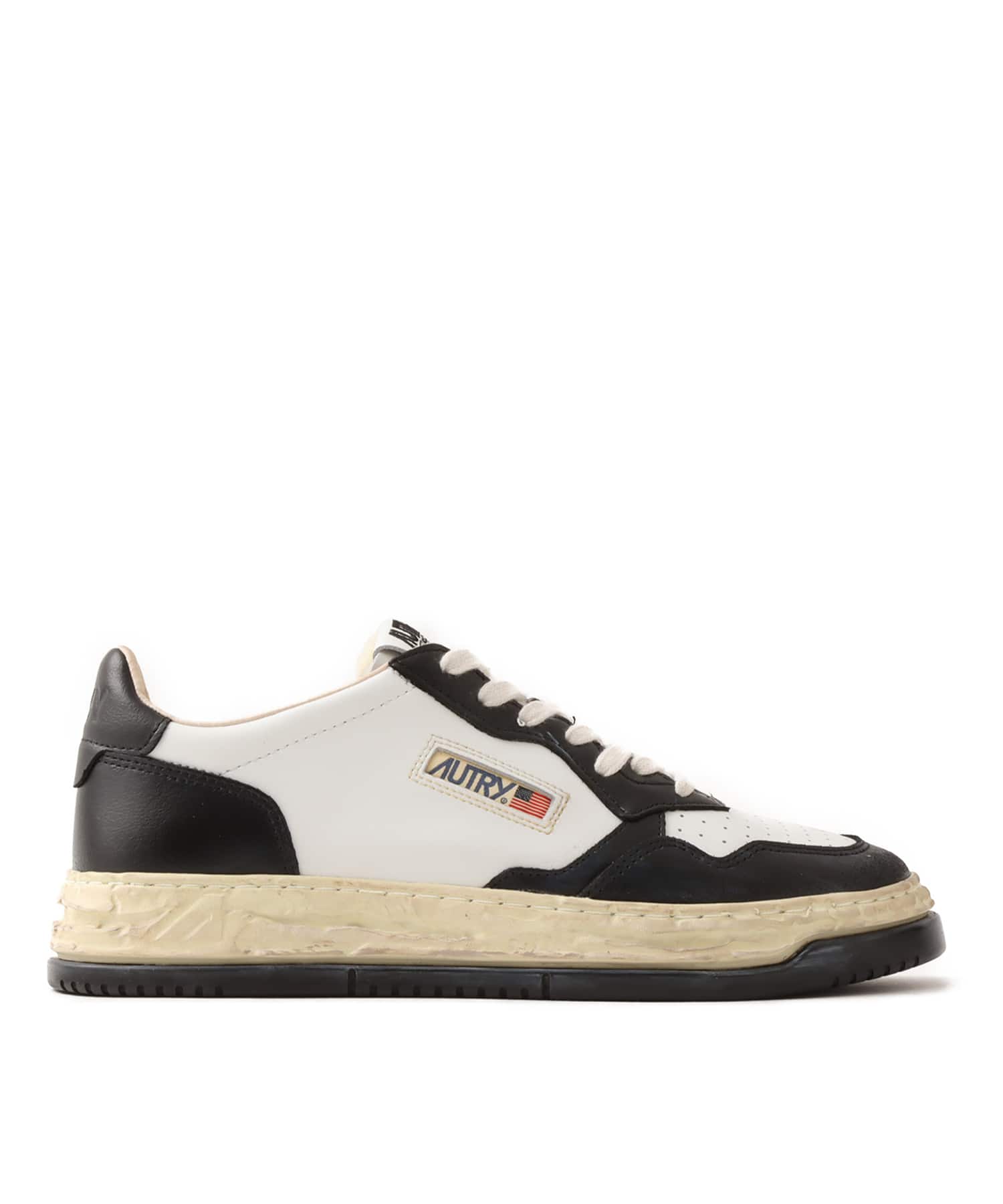 AUTRY SUPVINT LOW MAN MIHARA YASUHIRO WHT/BKの画像