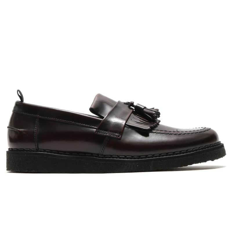 FRED PERRY ×GEORGE COX TASSEL LOAFER LEATHER OXBLOOD