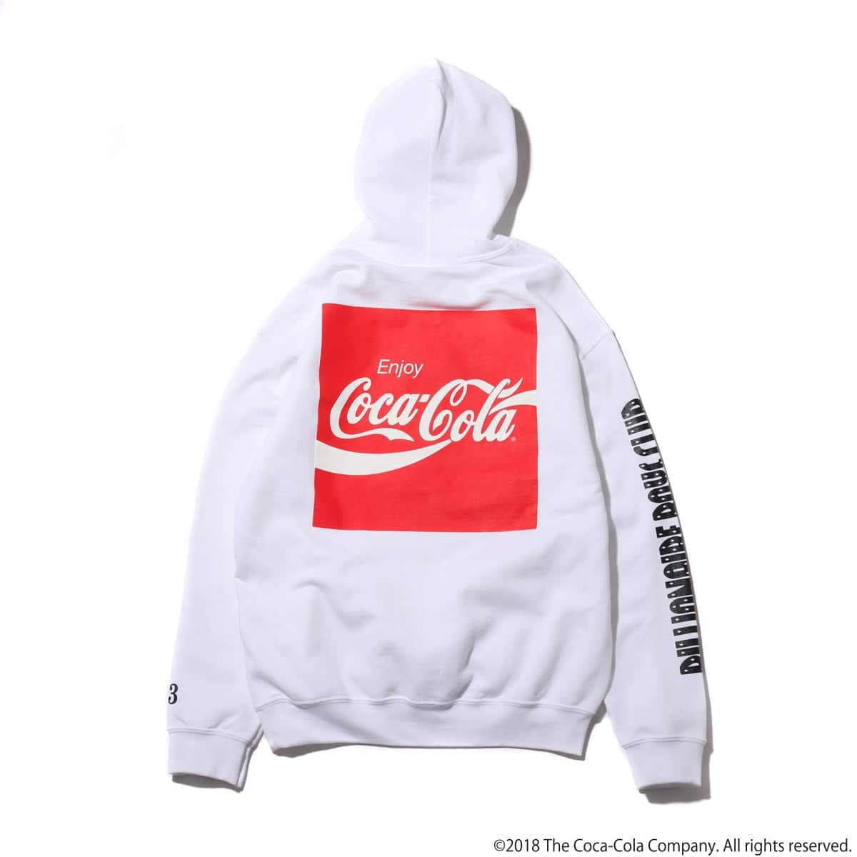 coca cola hoodie white