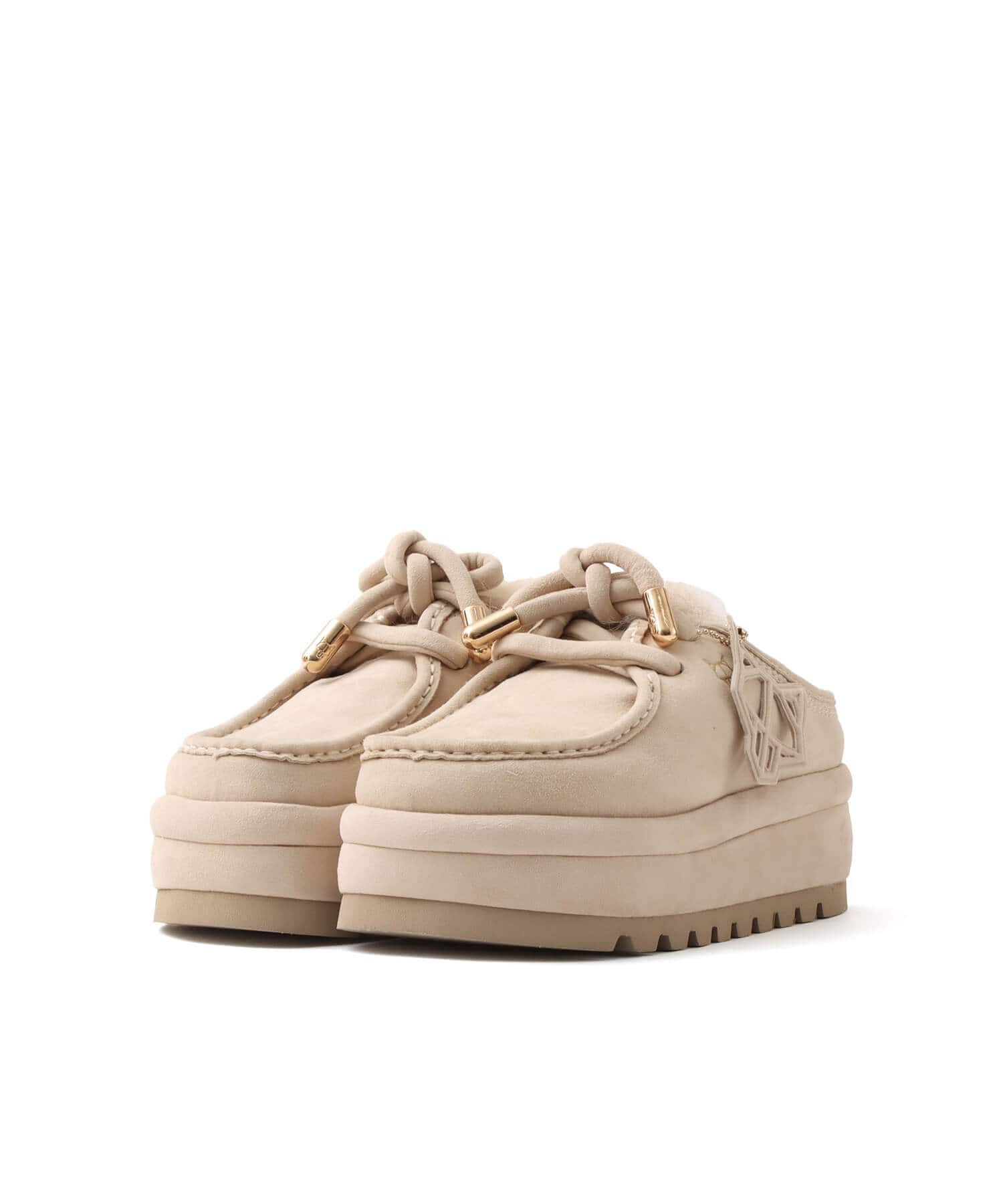 NAKED WOLFE BLIZZARD ICE SUEDE/FAUXFURの画像