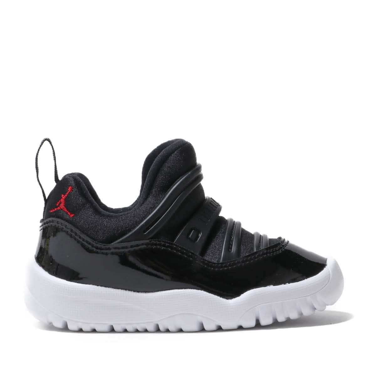 JORDAN BRAND JORDAN 11 RETRO LITTLE FLEX TD BLACK/GYM RED-WHITE 19FA-Iの画像