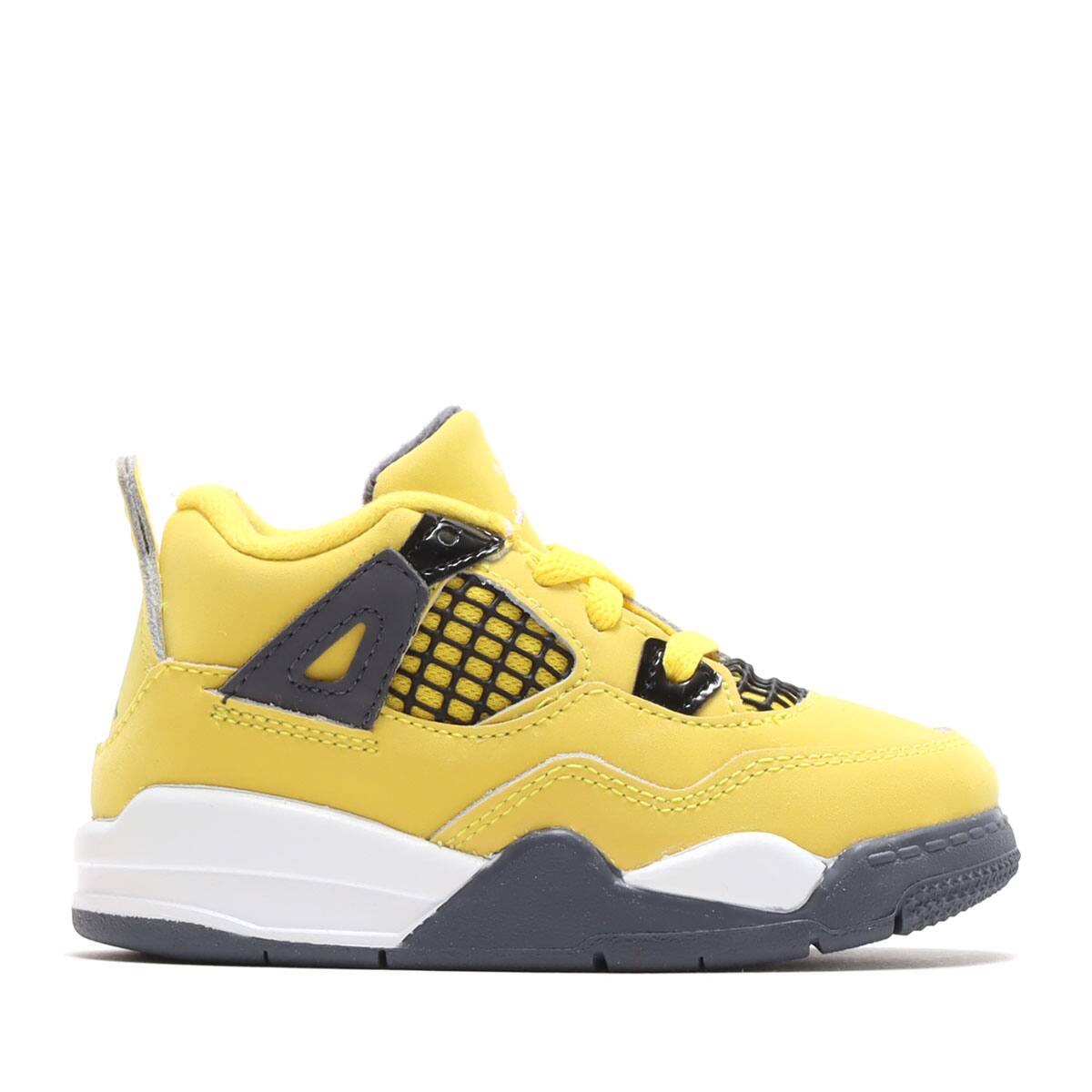 JORDAN BRAND JORDAN 4 RETRO (TD) TOUR YELLOW/DARK BLUE GREY-WHITE