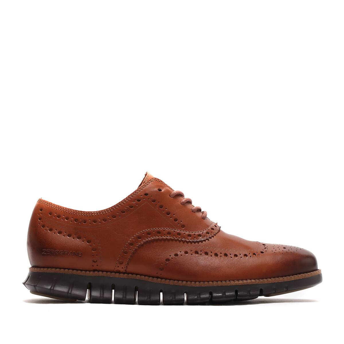 Cole Haan ZEROGRAND WINGTIP OXFORD BRITISH TAN LEATHER/JAVA 22SP-I