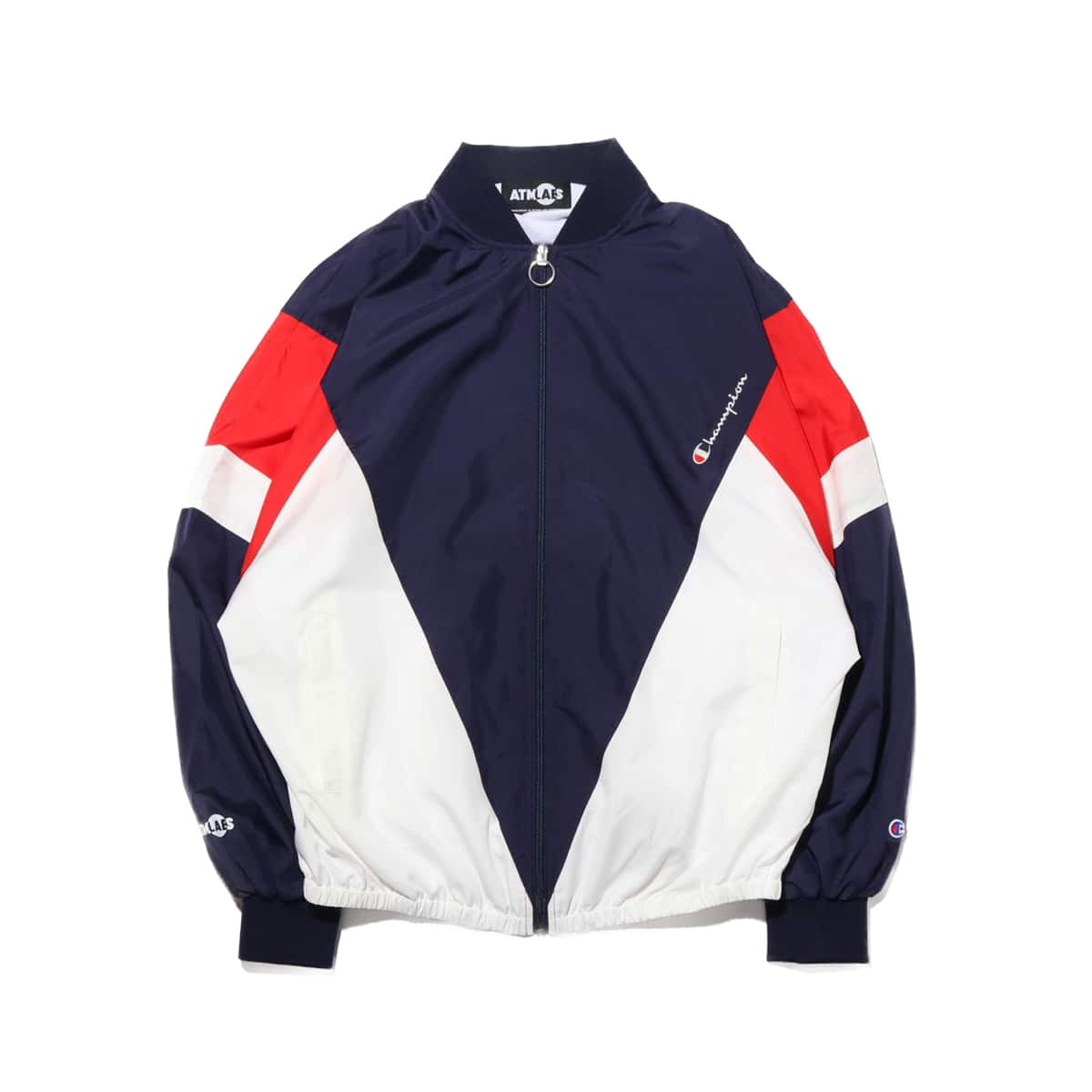 Champion x ATMOS LAB GAME JACKET ネイビー