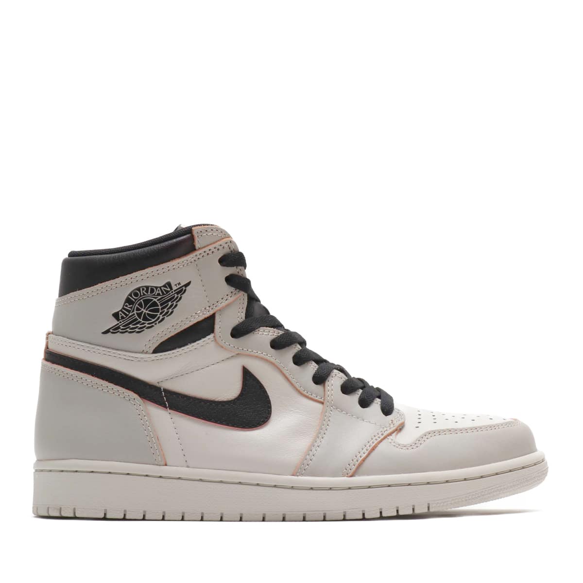 JORDAN BRAND AIR JORDAN 1 HIGH OG DEFIANT LT BONE/BLK-CRMSN TNT-HYPR PNK 19SU-Sの画像