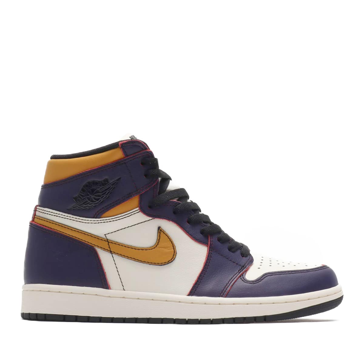 JORDAN BRAND AIR JORDAN 1 HIGH OG DEFIANT COURT PURPLE/BLACK-SL-UNIV GLD 19SU-Sの画像
