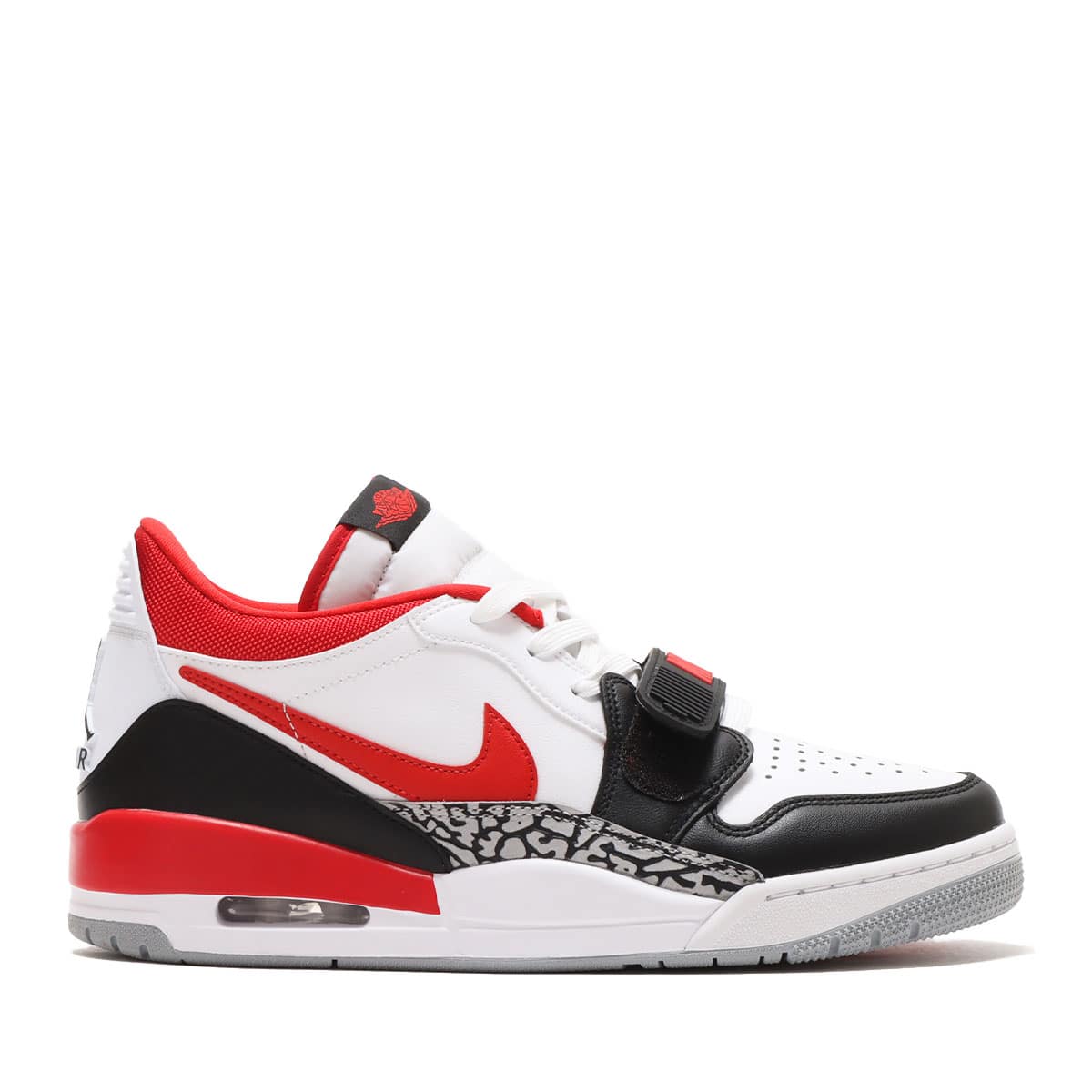 JORDAN BRAND AIR JORDAN LEGACY 312 LOW WHITE/FIRE RED-BLACK-WOLF ...