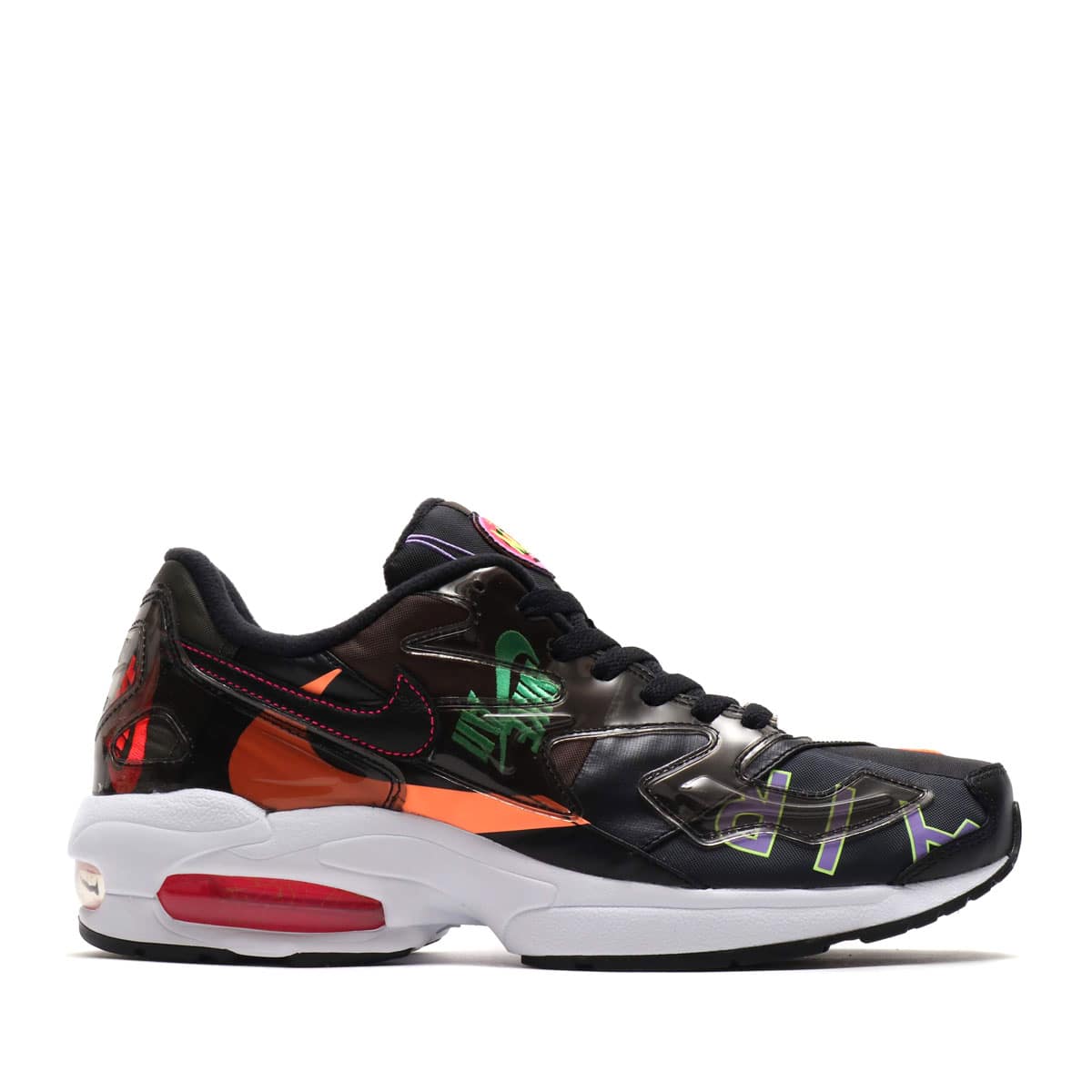 NIKE AIR MAX2 LIGHT QS BLACK/BLACK-RACER PINK 19SU-S