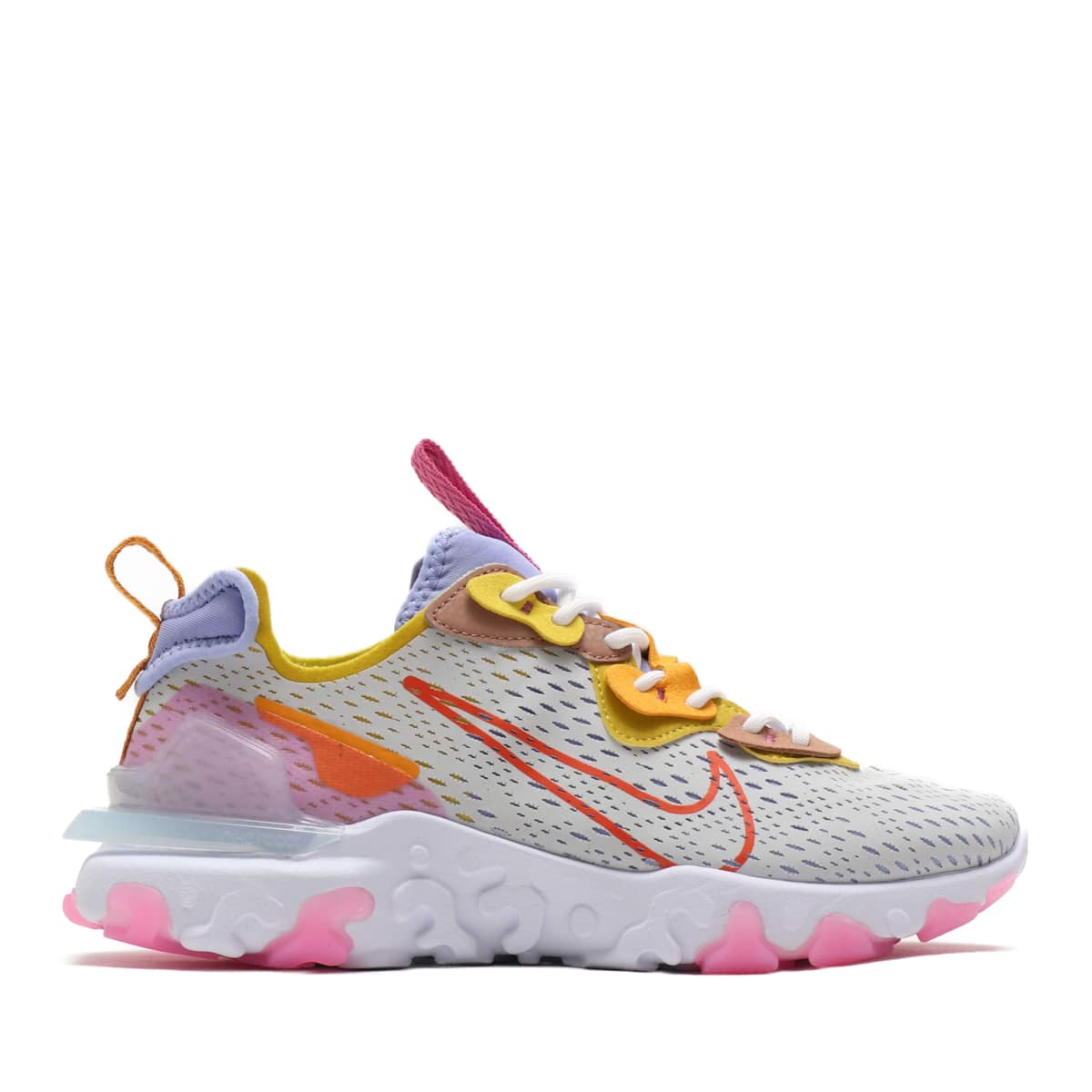 NIKE W NSW REACT VISION PURE PLATINUM/RUST FACTOR-LIGHT THISTLE 20SP-I