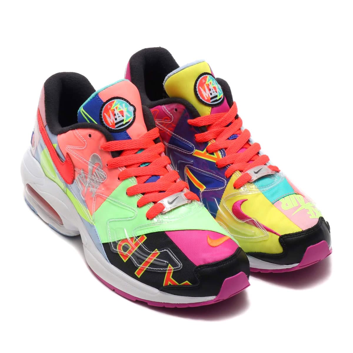 NIKE AIR MAX2 LIGHT QS BLACK/BRIGHT CRIMSON 19FA-Iスニーカー