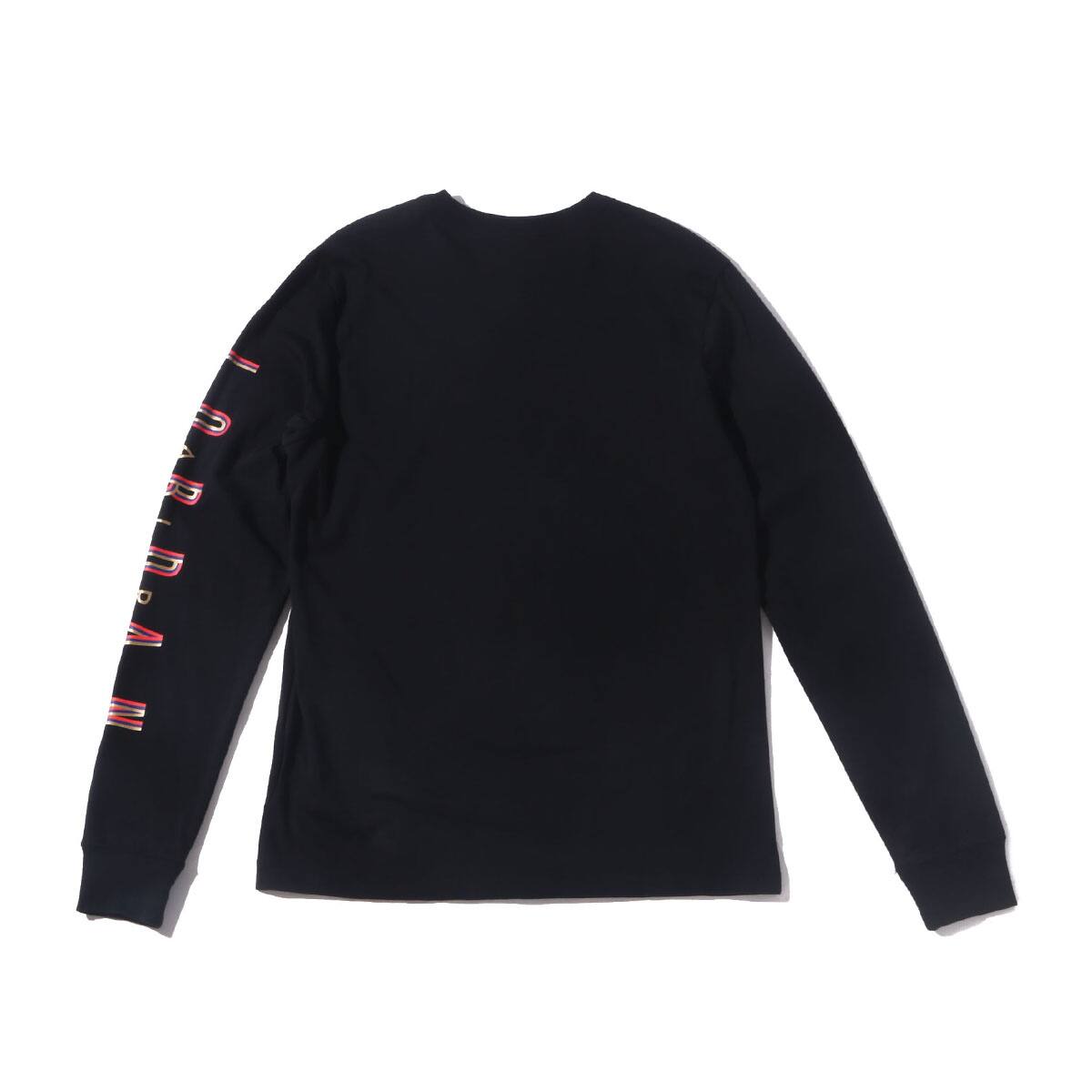JORDAN BRAND AS M J SPRTDNA LS CREW BLACK/TRACK RED 20FA-Iの画像