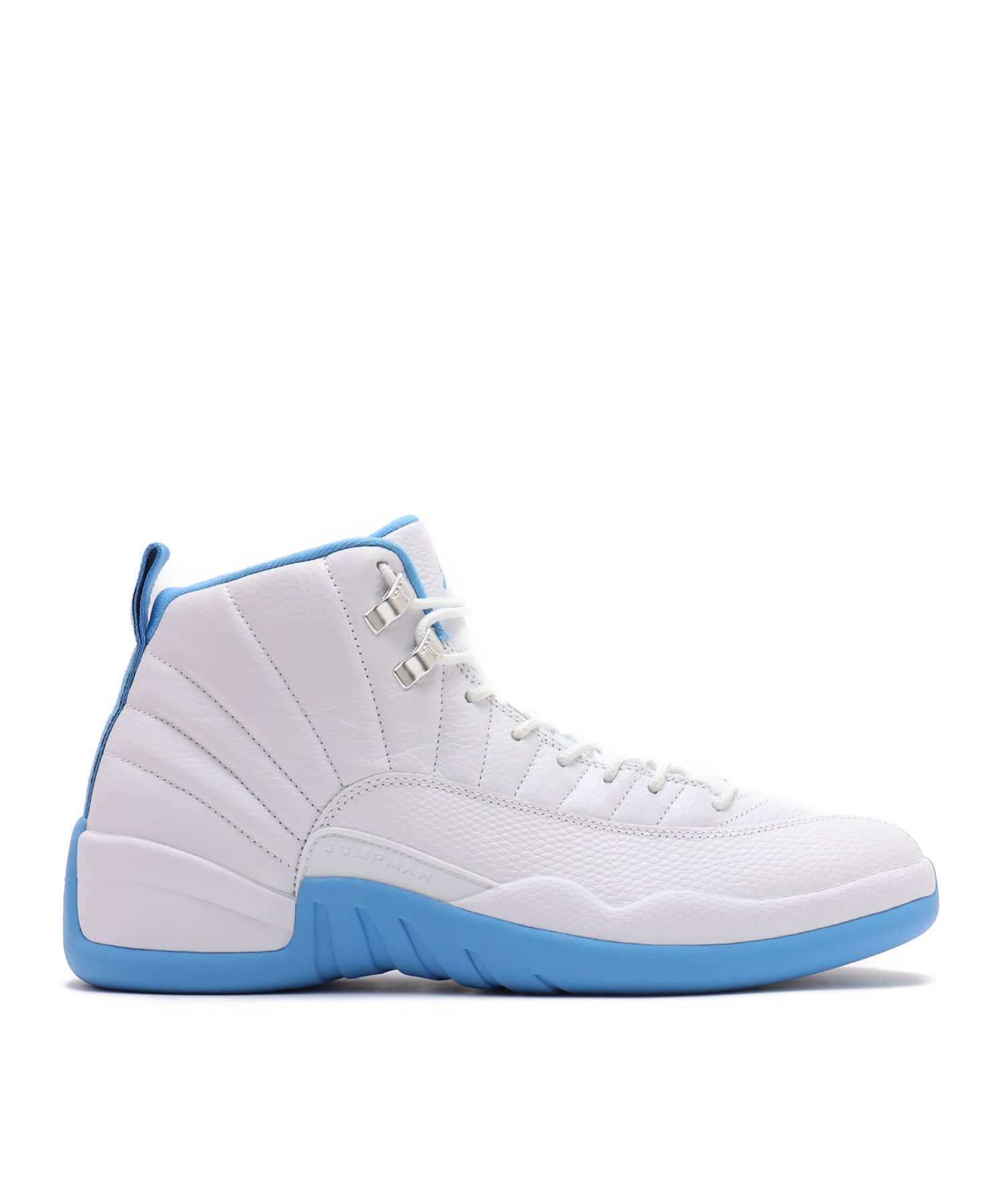 JORDAN BRAND AIR JORDAN 12 RETRO WHITE/UNIVERSITY BLUE-METALLIC SILVERの画像