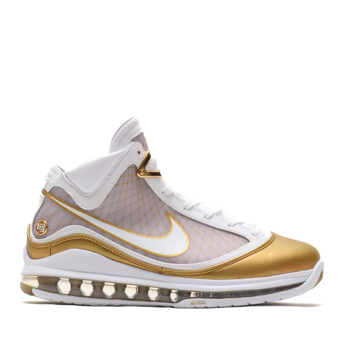 NIKE LEBRON VII QS WHITE/WHITE-METALLIC GOLD 20SP-S