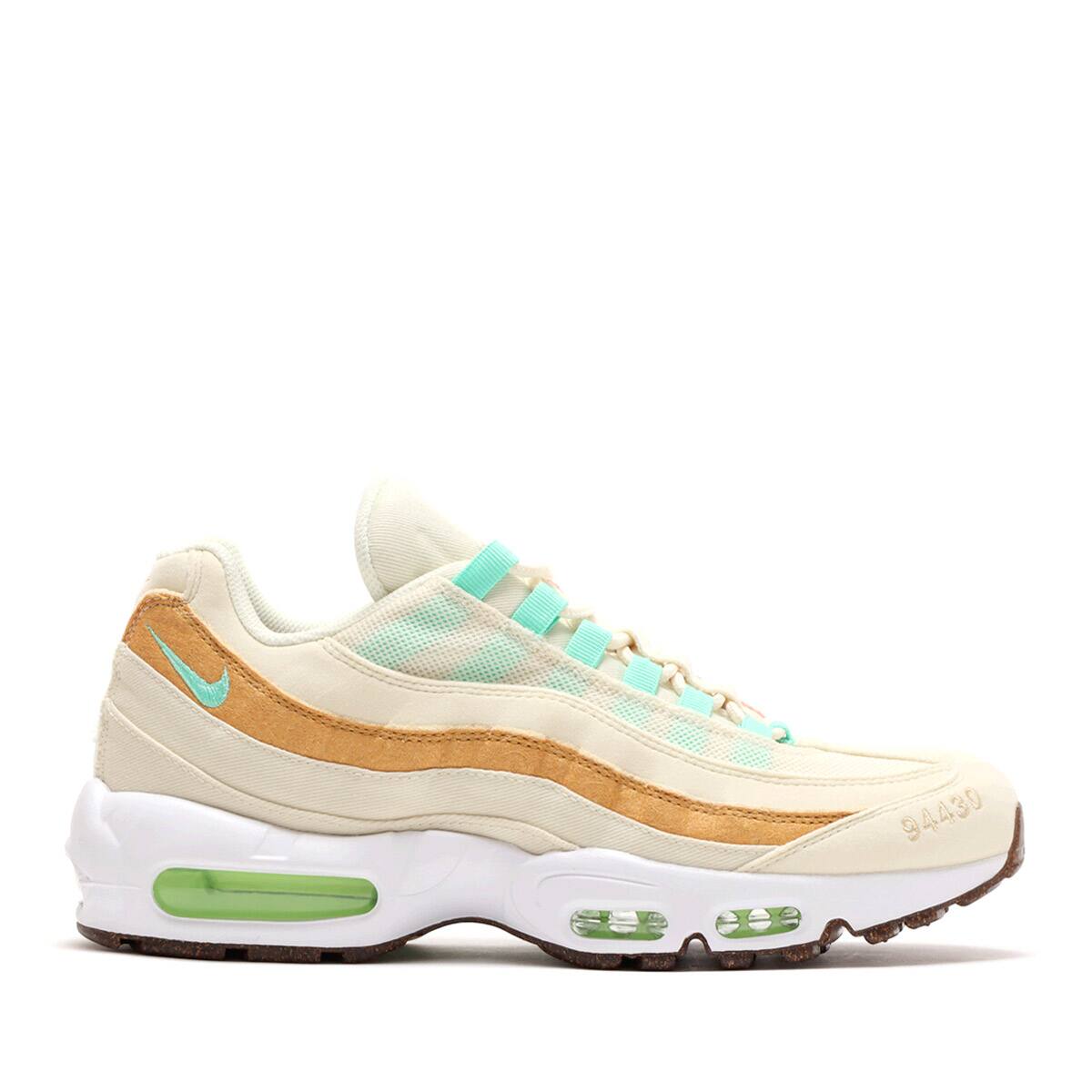 NIKE AIR MAX 95 NRG COCONUT MILK/GREEN GLOW-METALLIC GOLD 21SU-I