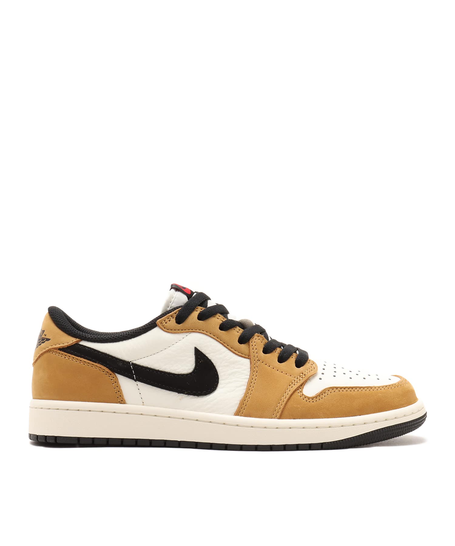 JORDAN BRAND AIR JORDAN 1 RETRO LOW OG SAIL/BLACK-GOLDEN