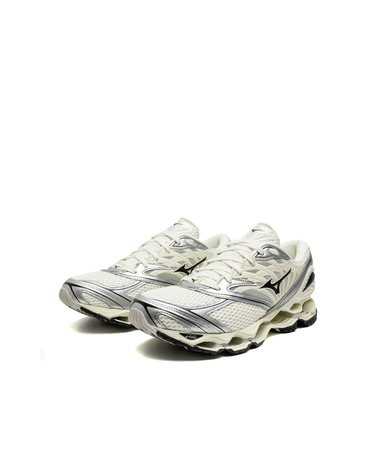 MIZUNO WAVE PROPHECY LS OFF WHITE x BLACK x SILVERの画像