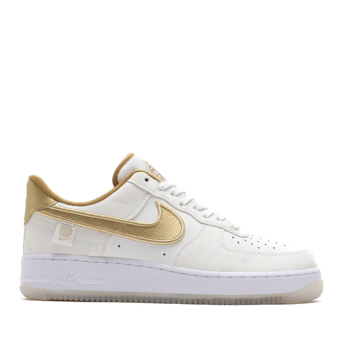 Nike Air Force 1 07 Lv8 Ww White Metallic Gold Platinum Tint fa S Nike Air Force 1 07 Lv8 Ww White Metallic Gold Platinum Tint fa S