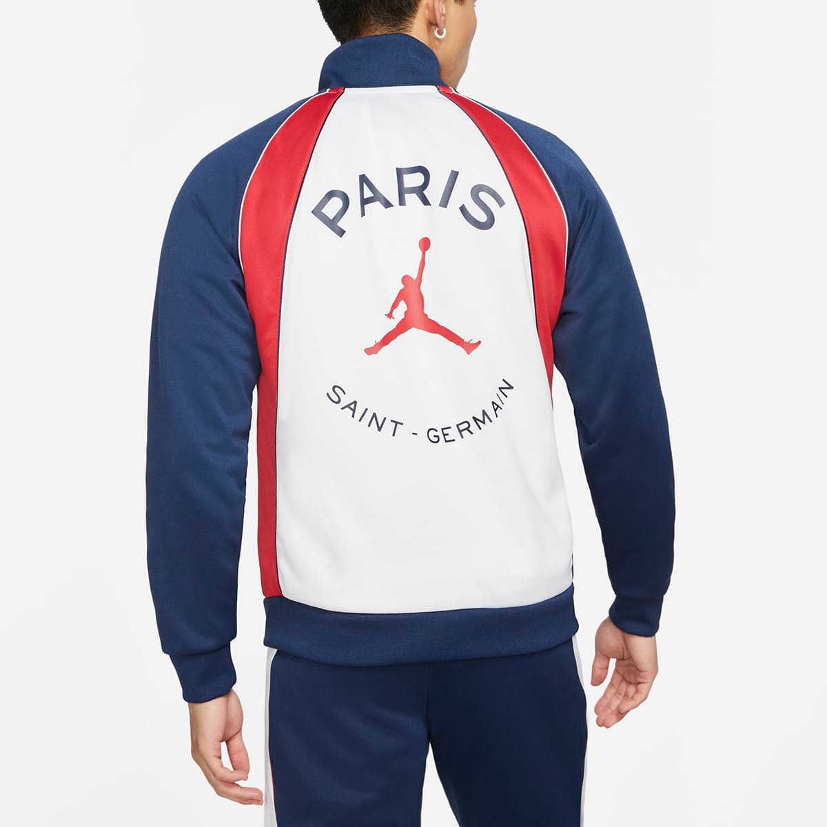 JORDAN BRAND AS M J PSG SUIT JKT WHITE/MIDNIGHT NAVY 21FA-I