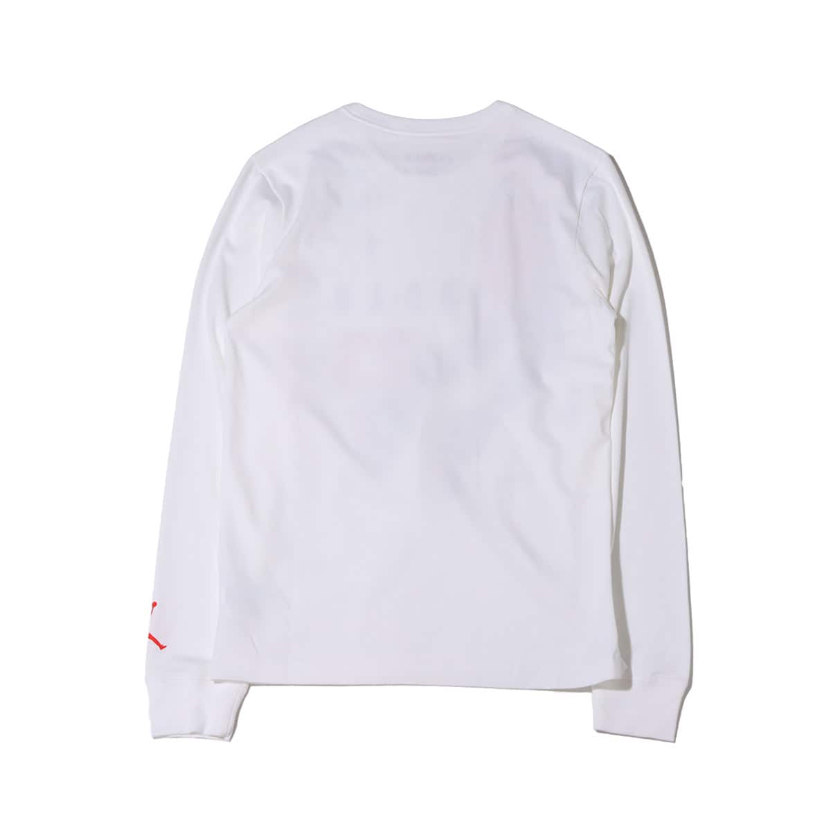 JORDAN BRAND AS M J BRAND HOL LS CREW WHITE/CHILE RED 21HO-I 