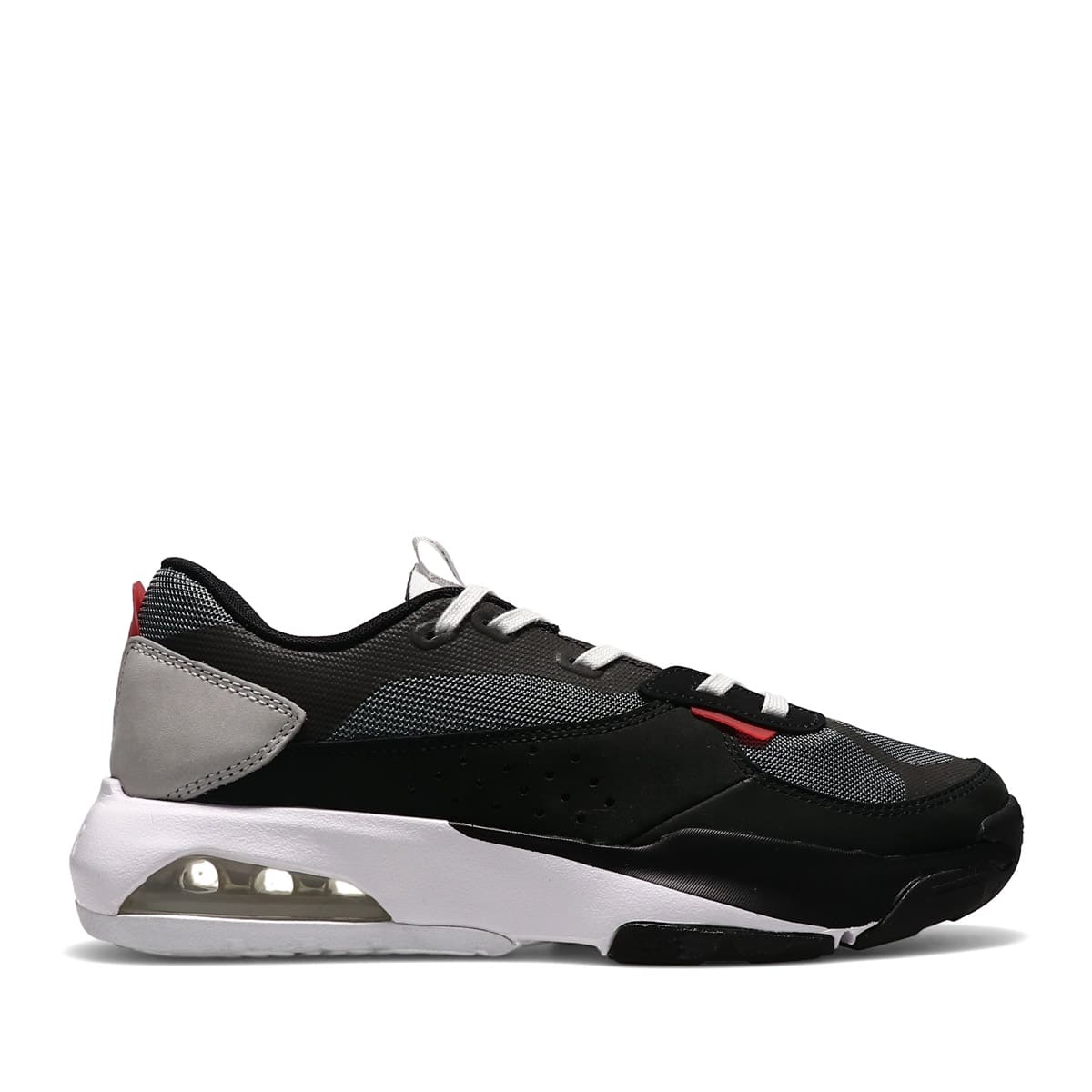 JORDAN BRAND JORDAN AIR 200E BLACK/UNIVERSITY RED-SMOKE GREY-WHITE