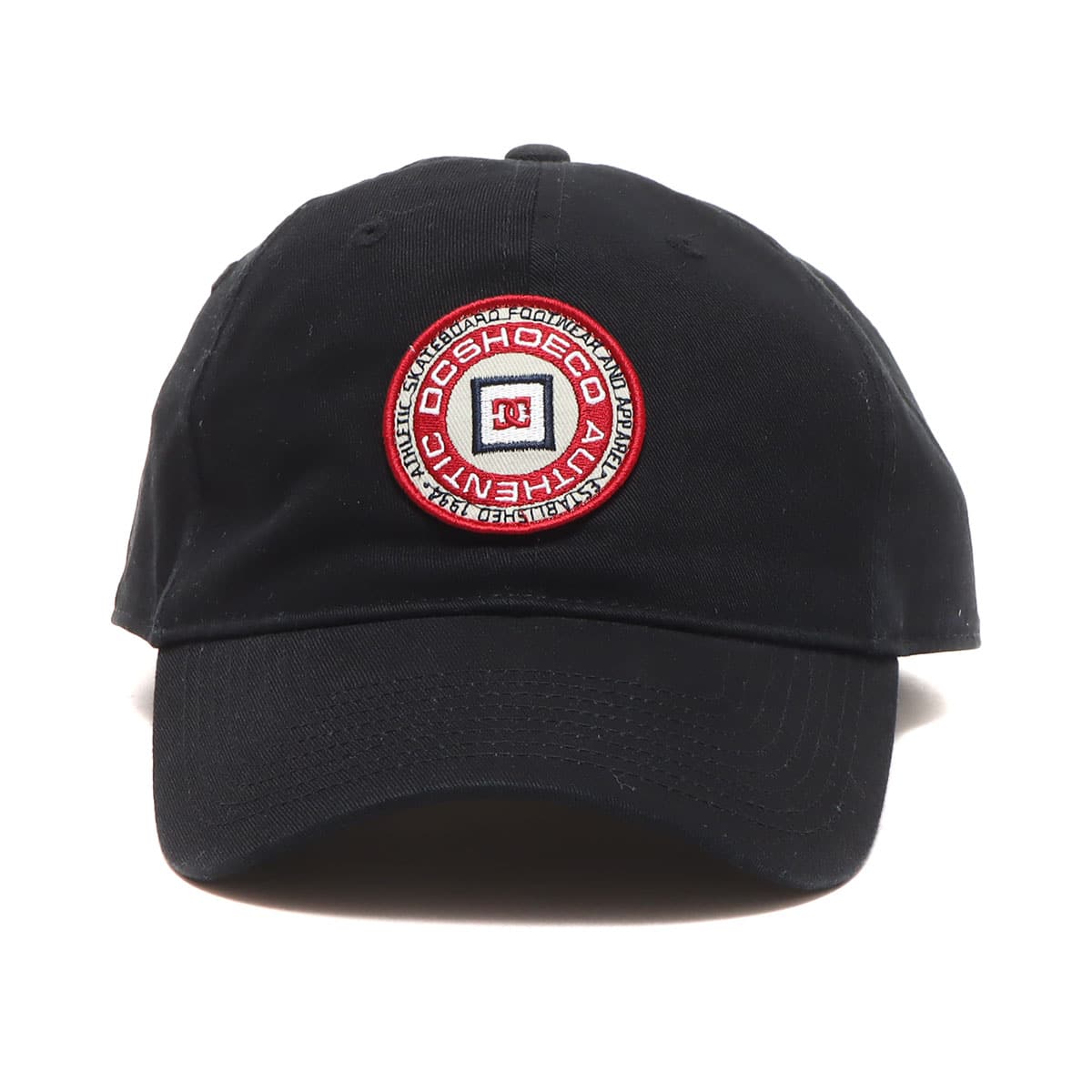 DC SHOES 23 CIRCLE PATCH STRAPBACK BLACK 23SS-Iの画像