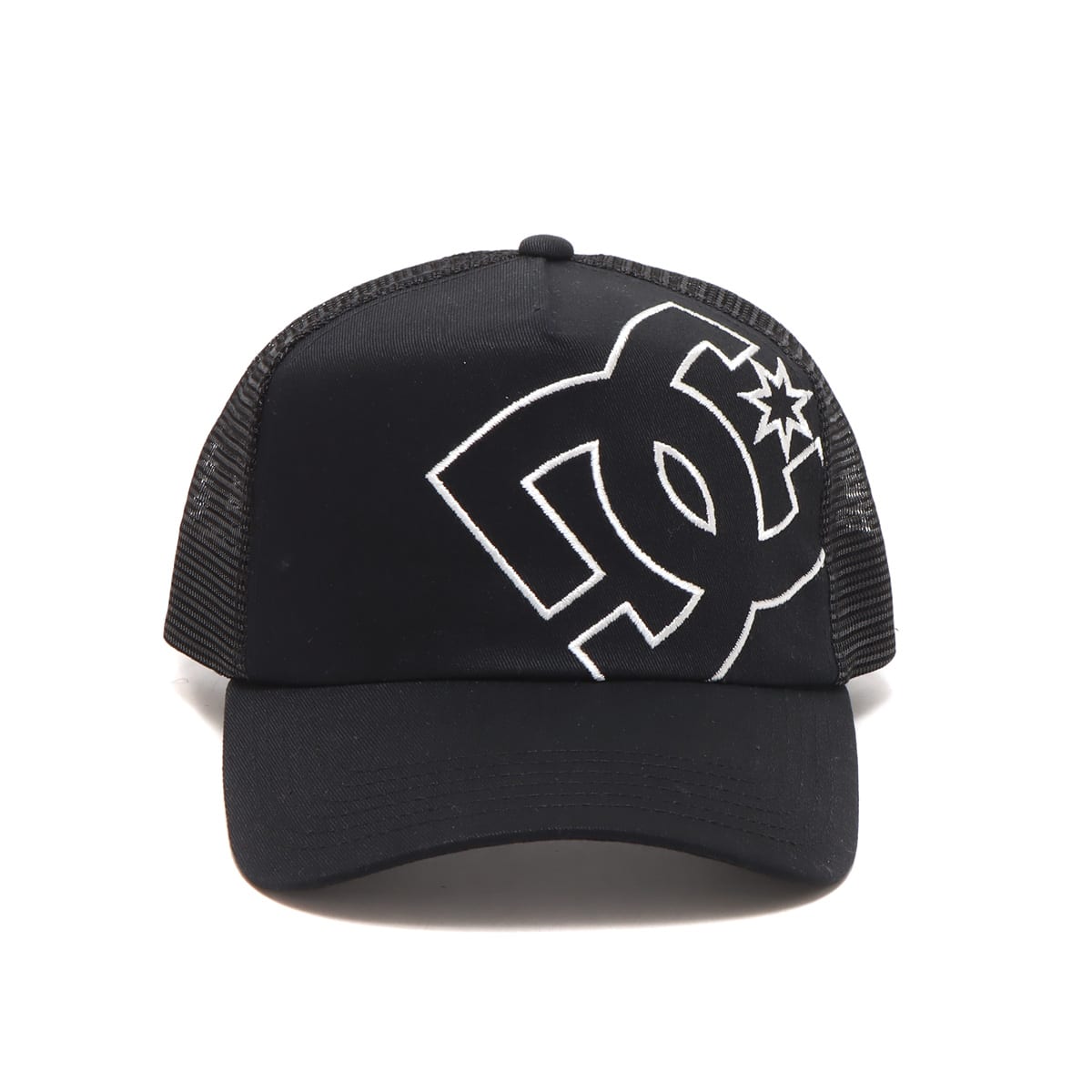 DC SHOES 23 DOUBLEUP MESH SNAPBACK BLACK x WHITE 23SS-Iの画像