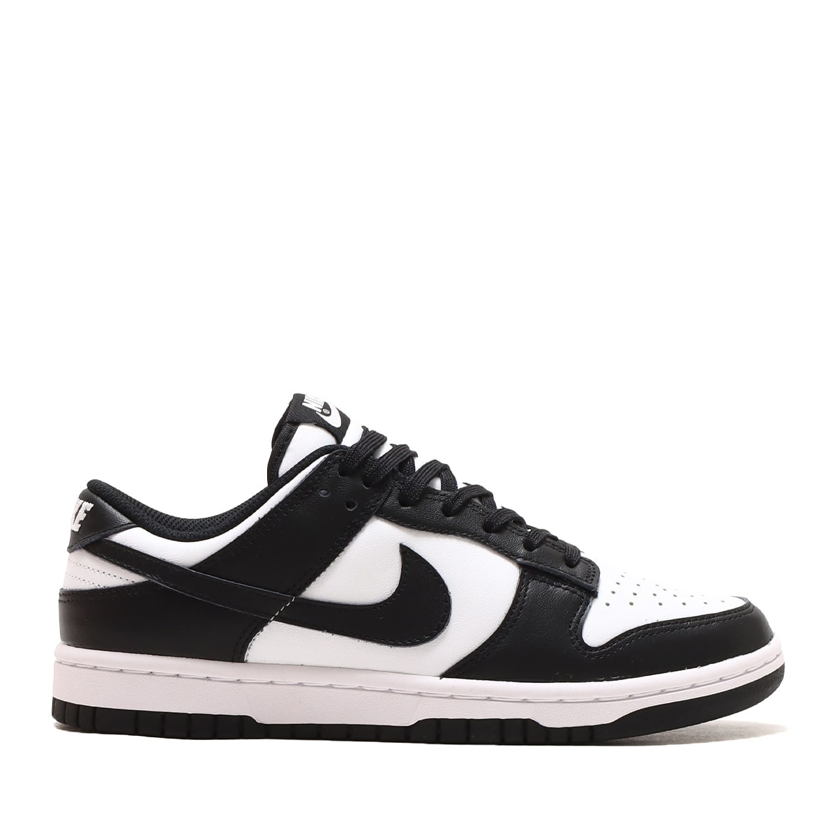 スニーカーWMNS 27.5 NIKE DUNK LOW WHITE BLACK