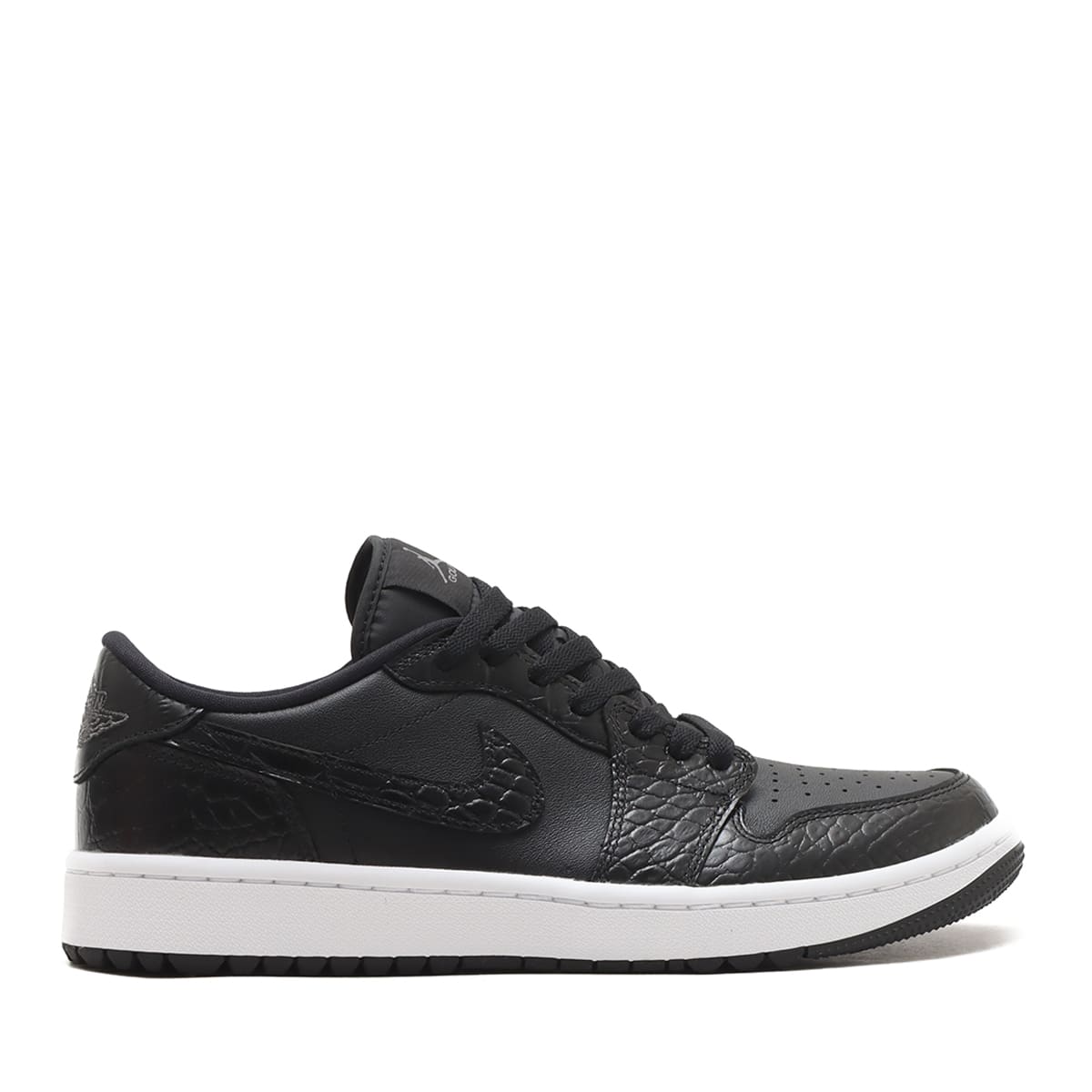 JORDAN BRAND AIR JORDAN 1 LOW G BLACK/BLACK-IRON GREY-WHITEの画像