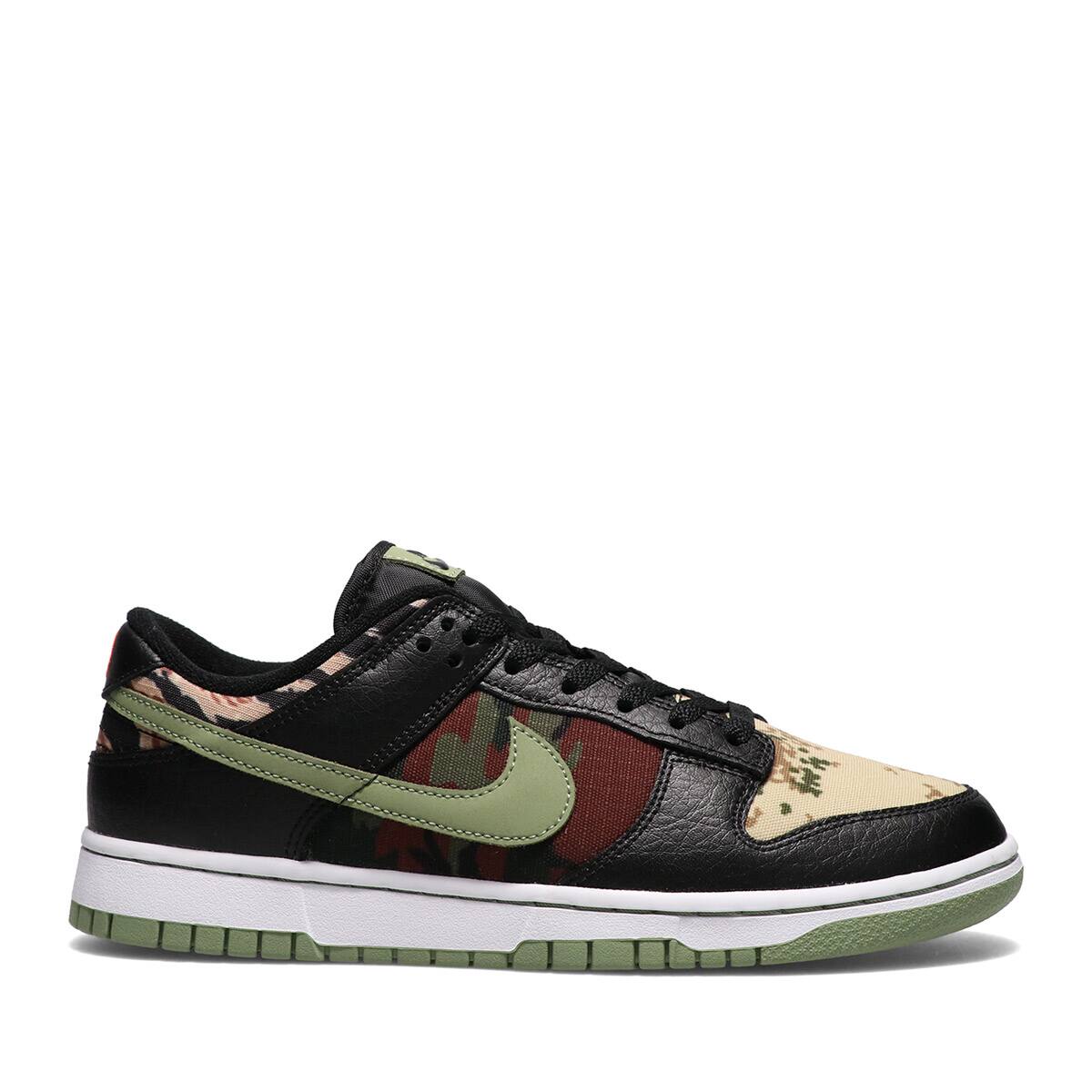 Nike Dunk Low Se Black Oil Green White Total Orange 21fa I