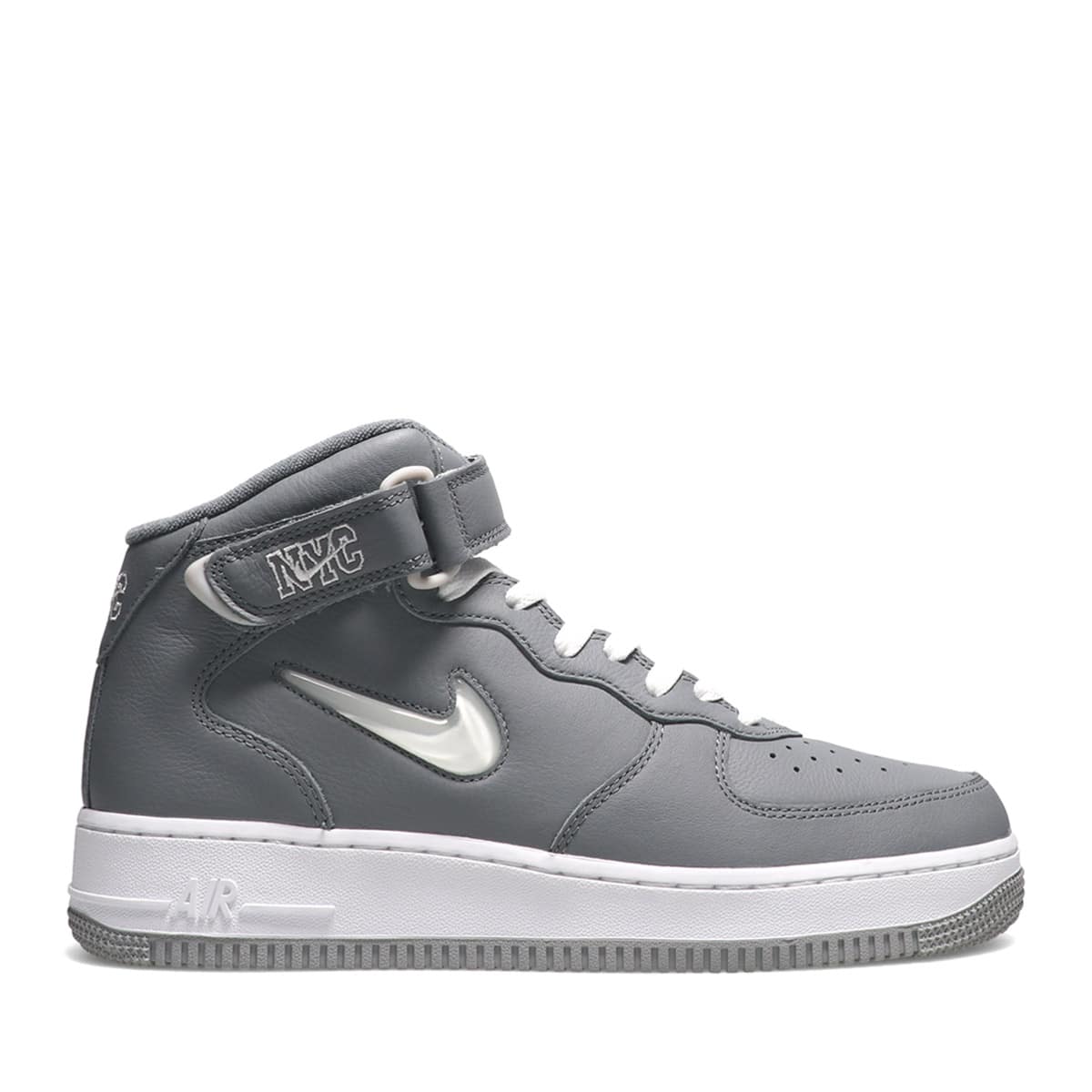 27cm air force 1 mid qs cool grey