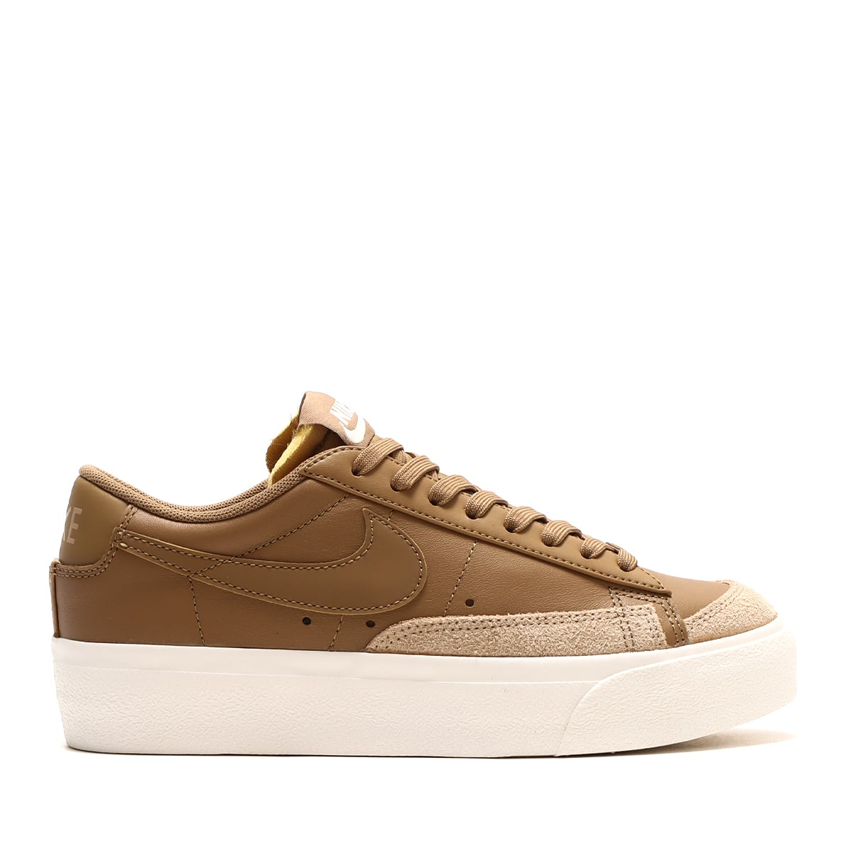 NIKE W BLAZER LOW PLATFORM DK DRIFTWOOD/DK DRIFTWOOD-HEMP-SAIL 22HO-I