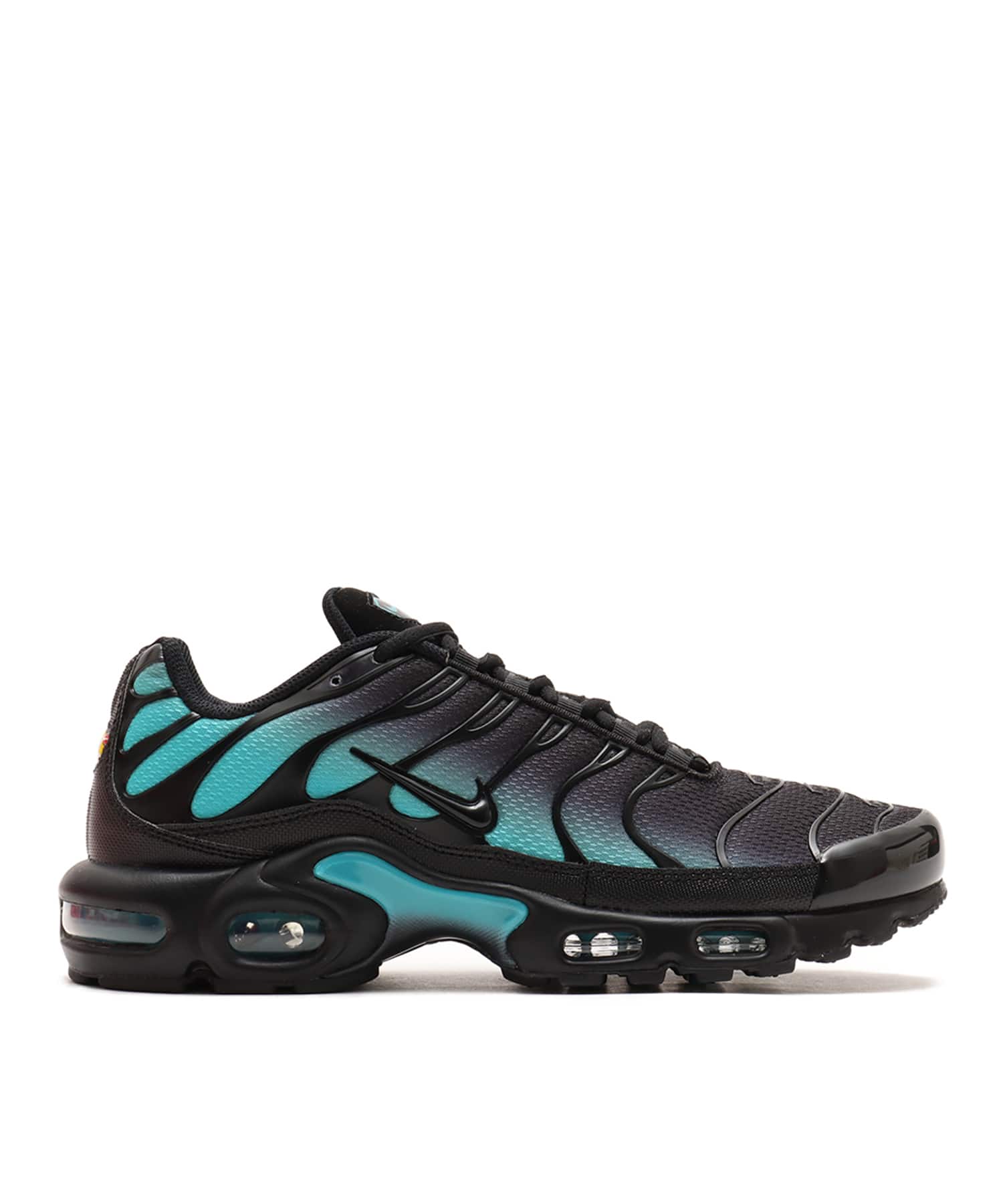 NIKE AIR MAX PLUS BLACK/BLACK-DUSTY CACTUSの画像