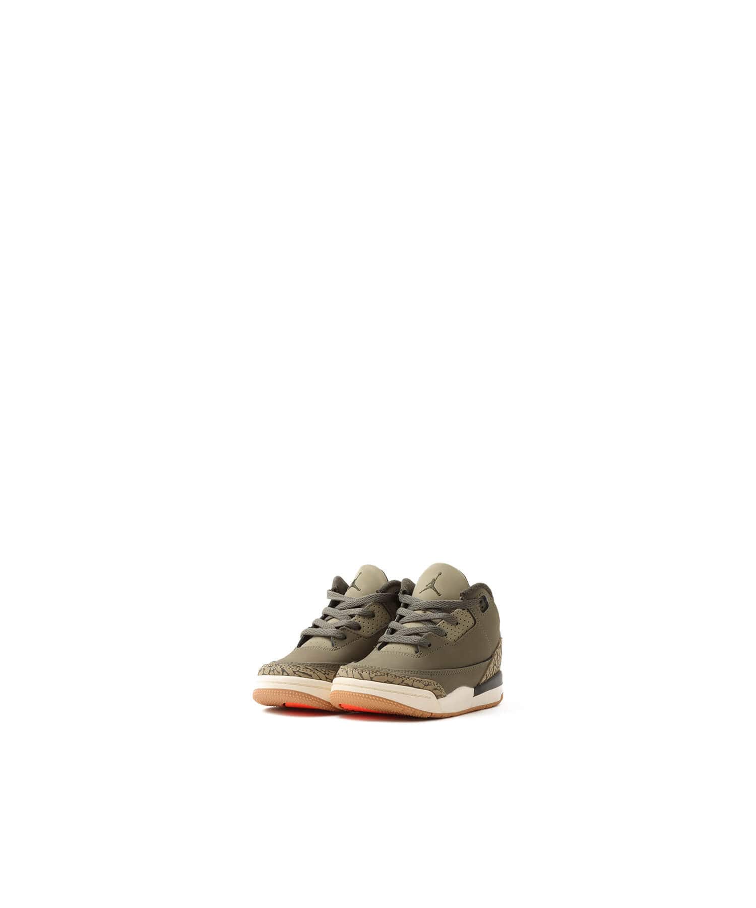 JORDAN BRAND JORDAN 3 RETRO (TD) MEDIUM OLIVE/SEQUOIA-NEUTRAL OLIVE-SAILの画像