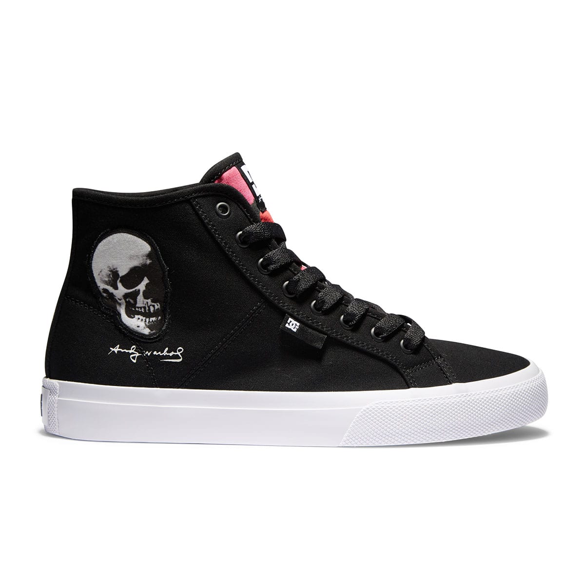 DC SHOES AW MANUAL HI BLACK/WHITE/REDの画像