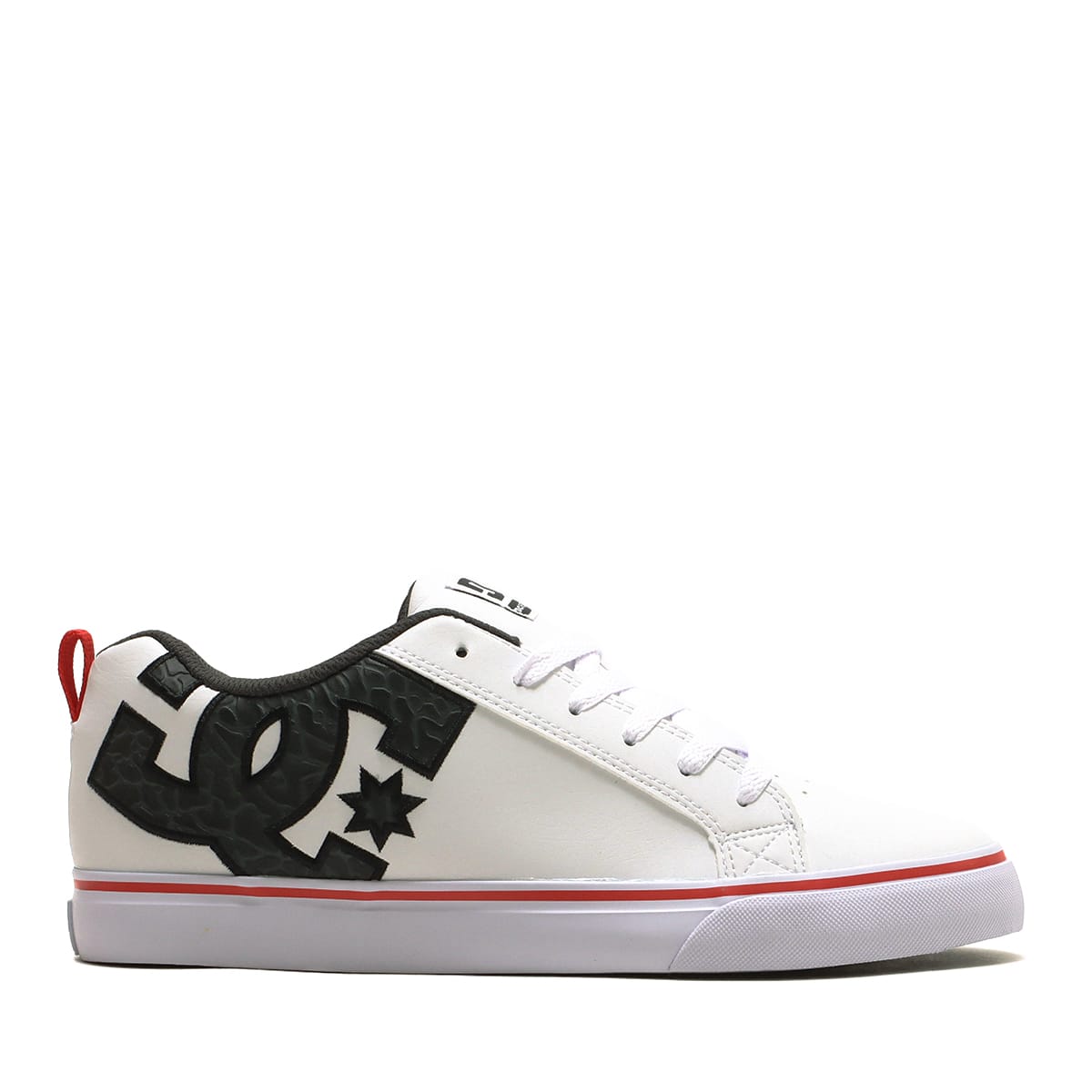 DC SHOES COURT VULC SE SN WHITE/BLACK/RED 22FW-Iの画像