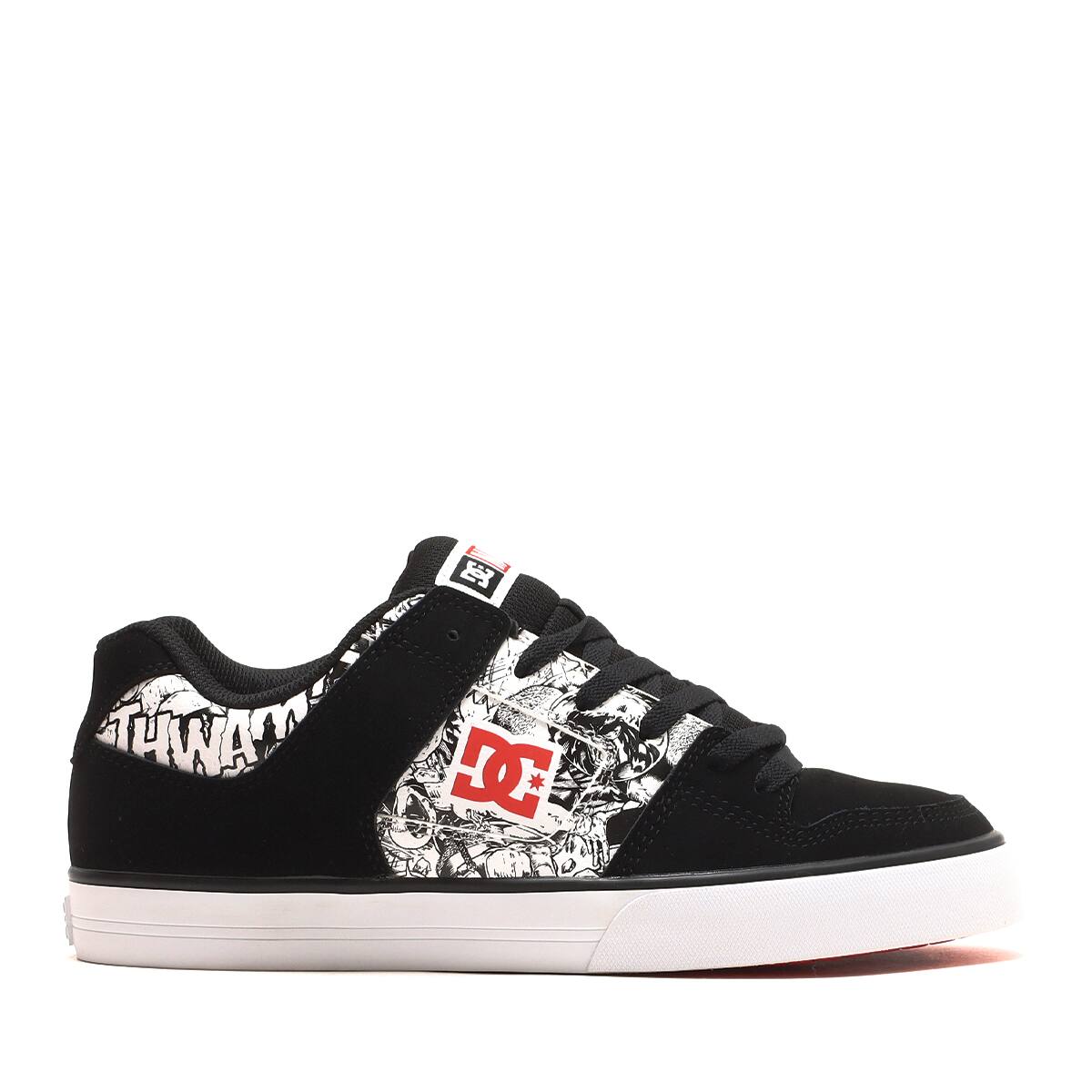 DC SHOES DP PURE BLACK/WHITE/RED 22FW-Iの画像