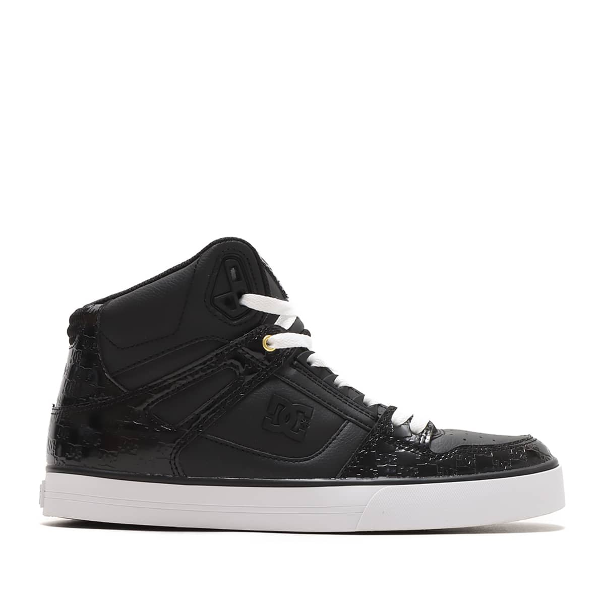 DC SHOES PURE HIGH-TOP WC SE SN BLACK/WHITE/BLACK PRINT 23FW-I