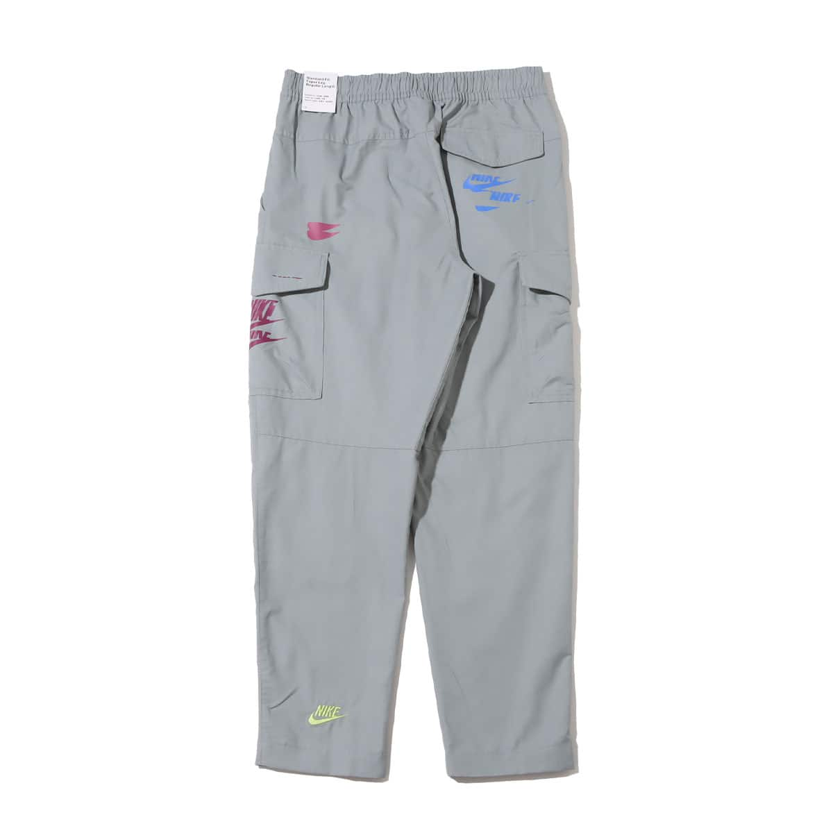 NIKE AS M NSW SPE+ WVN PANT MFTA PARTICLE GREY/VIVID GREEN 22SP-I