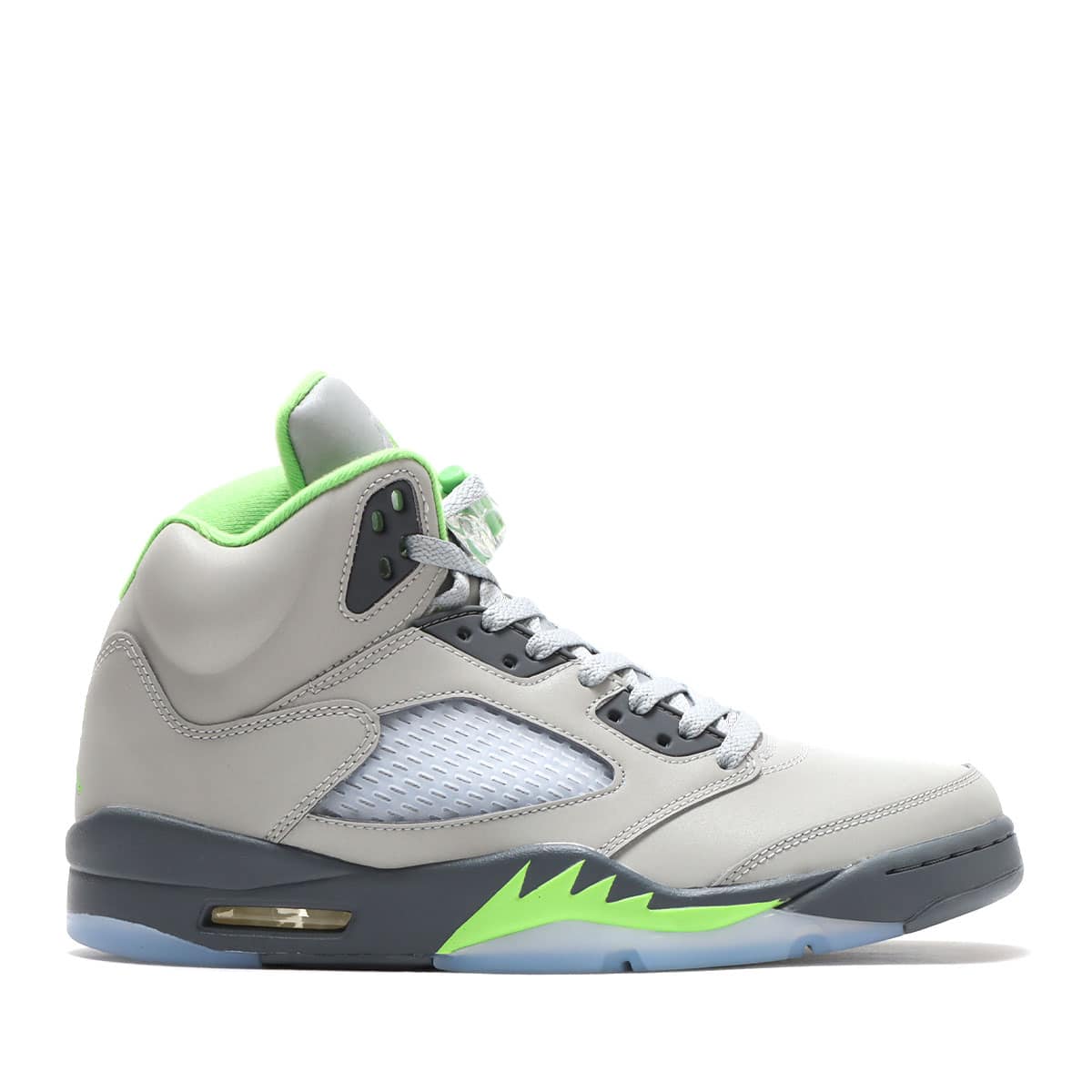 JORDAN BRAND AIR JORDAN 5 RETRO SILVER/GREEN BEAN-FLINT GREY 22SU-I