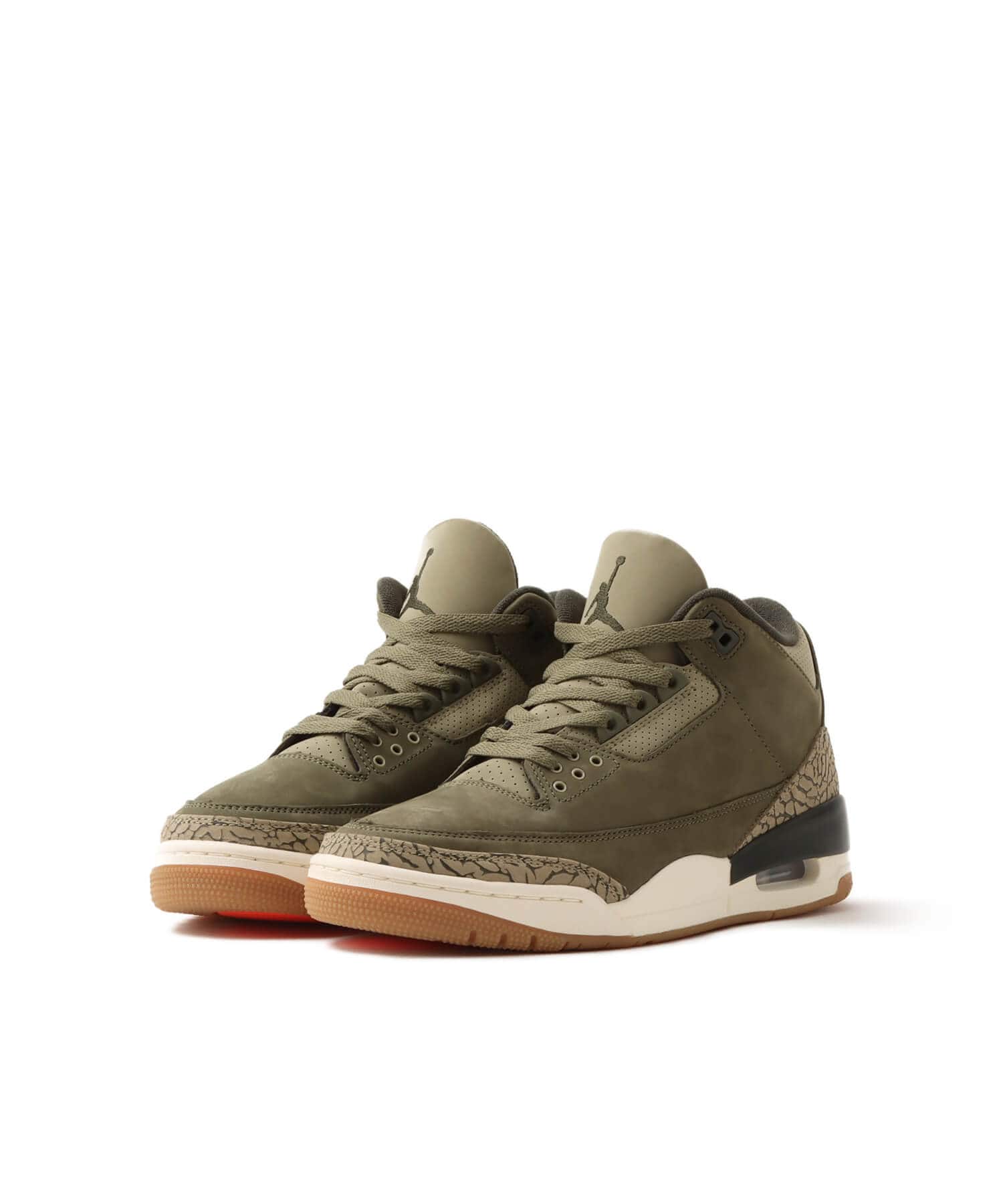 JORDAN BRAND AIR JORDAN 3 RETRO OG MEDIUM OLIVE/SEQUOIA-NEUTRAL OLIVE-SAILの画像