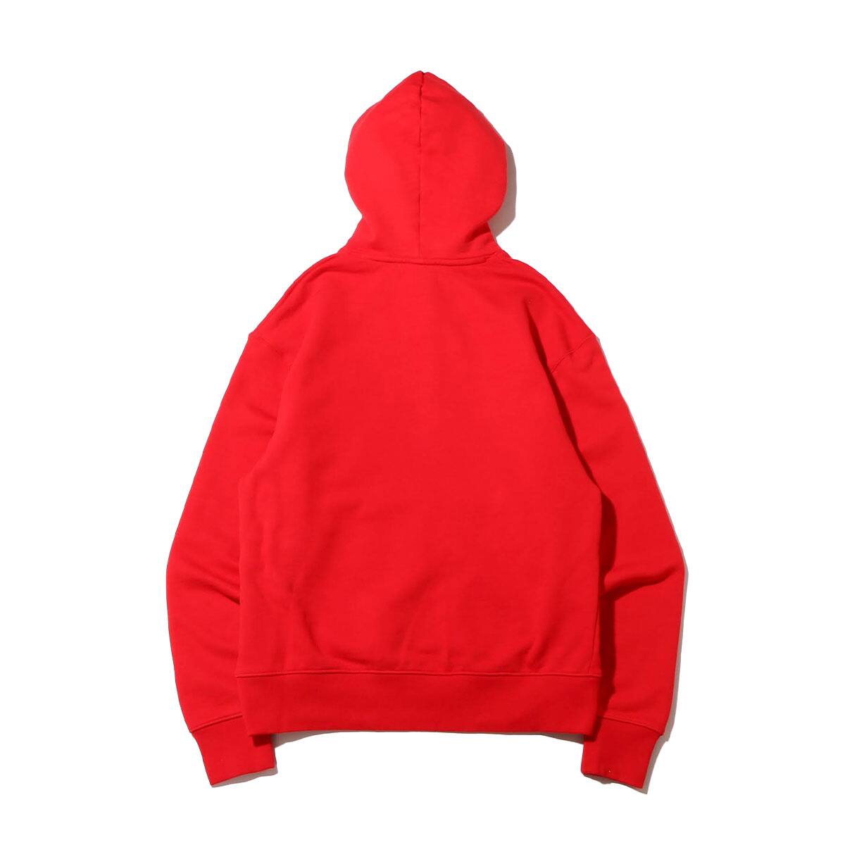 JORDAN BRAND AS M J AIR JDN FLC HOODIE FIRE RED/SAIL 