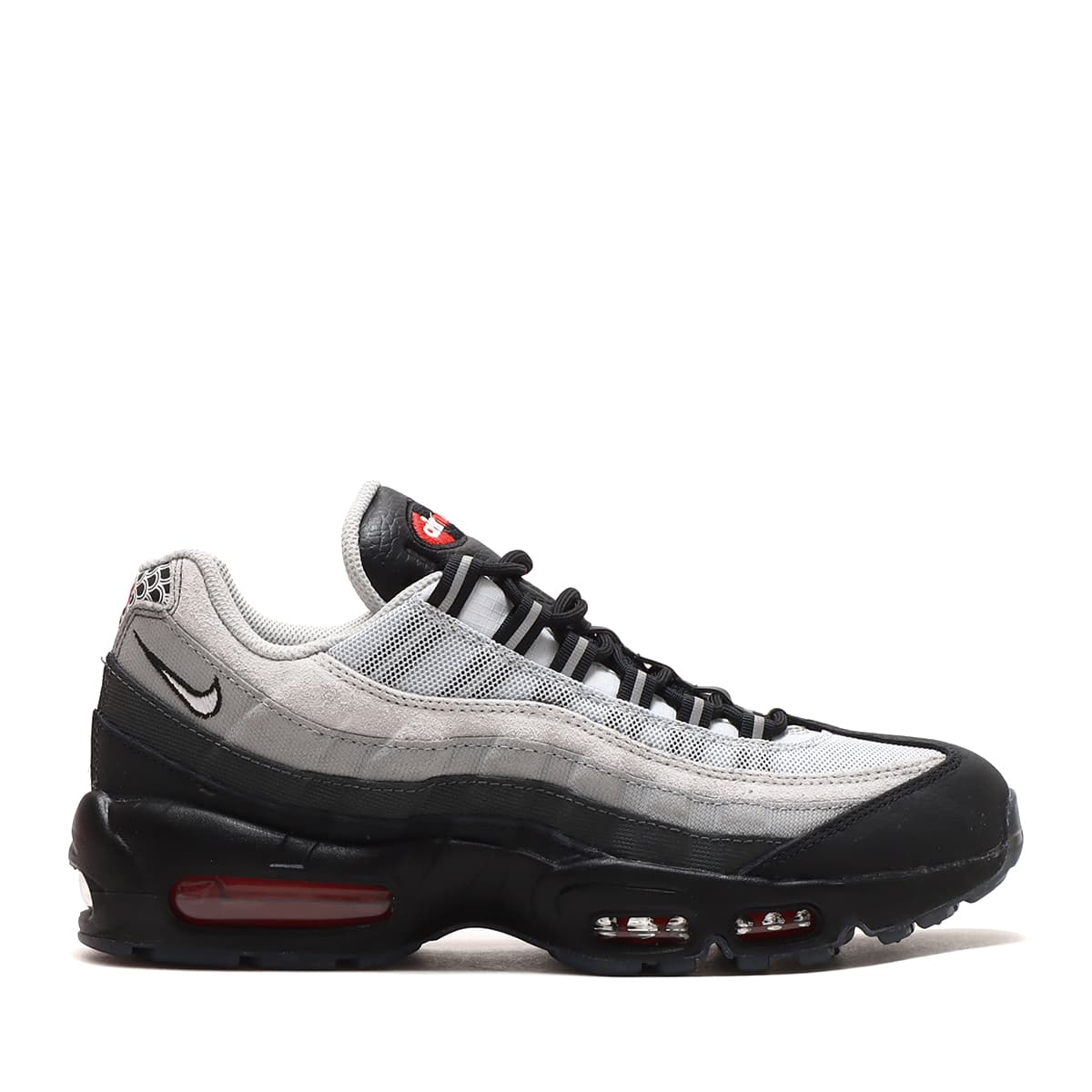 NIKE AIR MAX 95 PRM BLACK/WHITE-PURE PLATINUM-LT SMOKE GREY 22HO-I