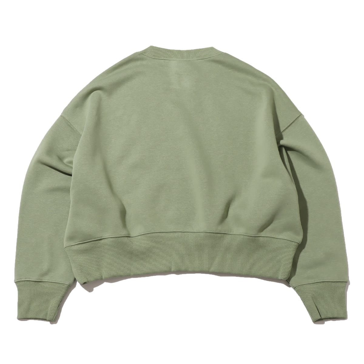 NIKE AS W NSW PHNX FLC OOS CREW OIL GREEN/BLACK 23FA-I
