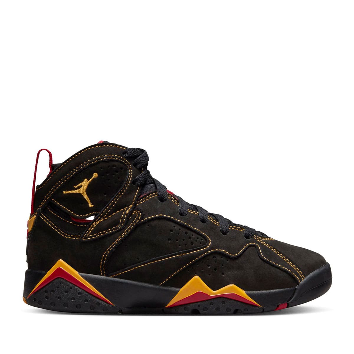 NIKE◇AIR JORDAN 7 RETRO BG_エア ジョーダン 7 レトロ BG/24.5cm/BLK-