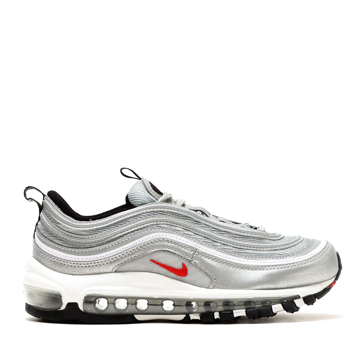 NIKE WMNS AIR MAX 97 OG METALLIC SILVER/VARSITY RED-WHITE