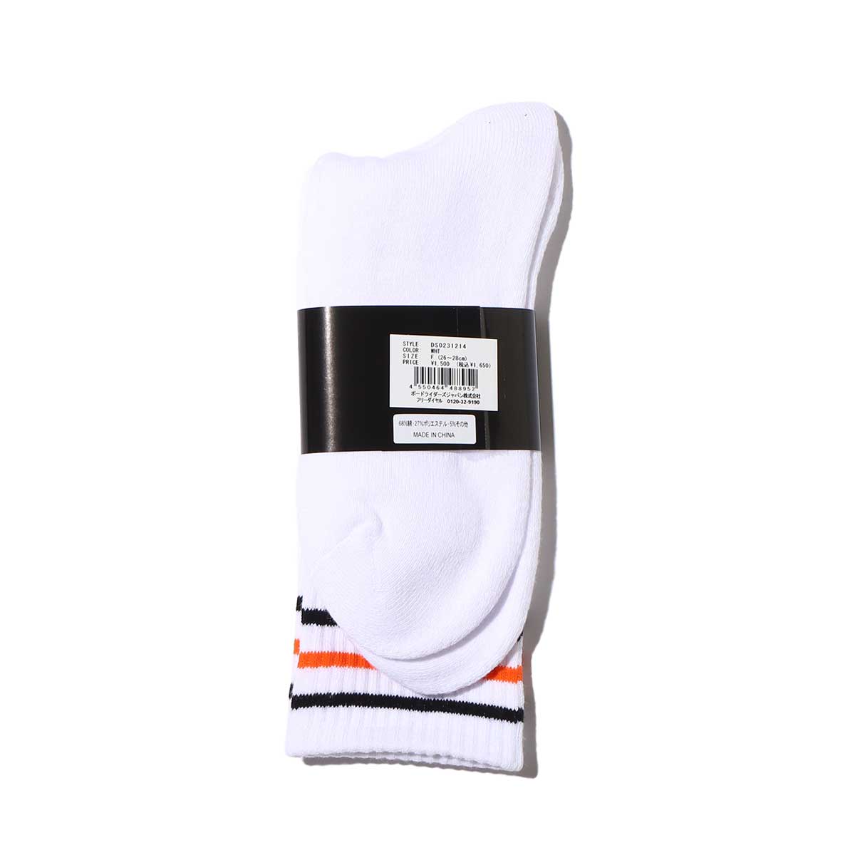 DC SHOES 23 CORPOLATE SOCKS WHITE 23SS-Iの画像