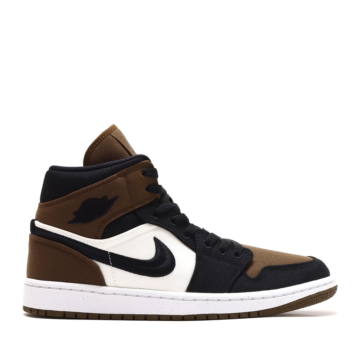 JORDAN BRAND WMNS AIR JORDAN 1 MID SE LIGHT OLIVE/BLACK-SAIL-WHITE ...